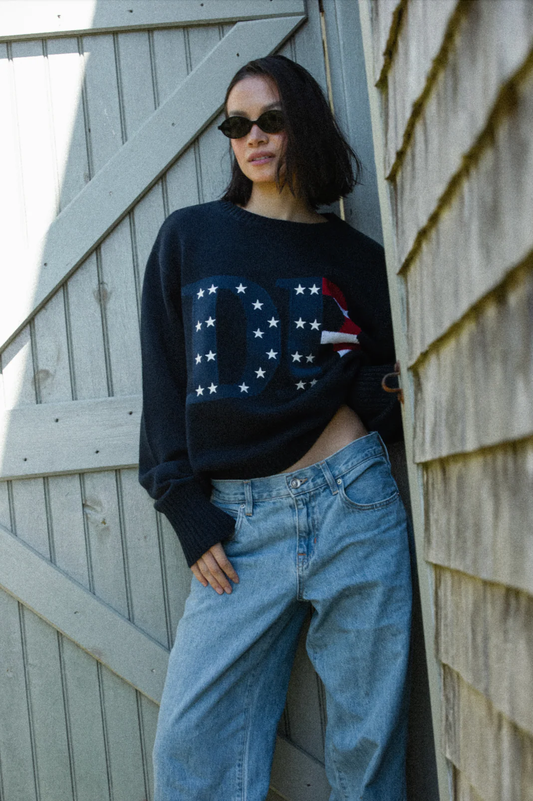 American Summer Sweater - Navy - Image 3