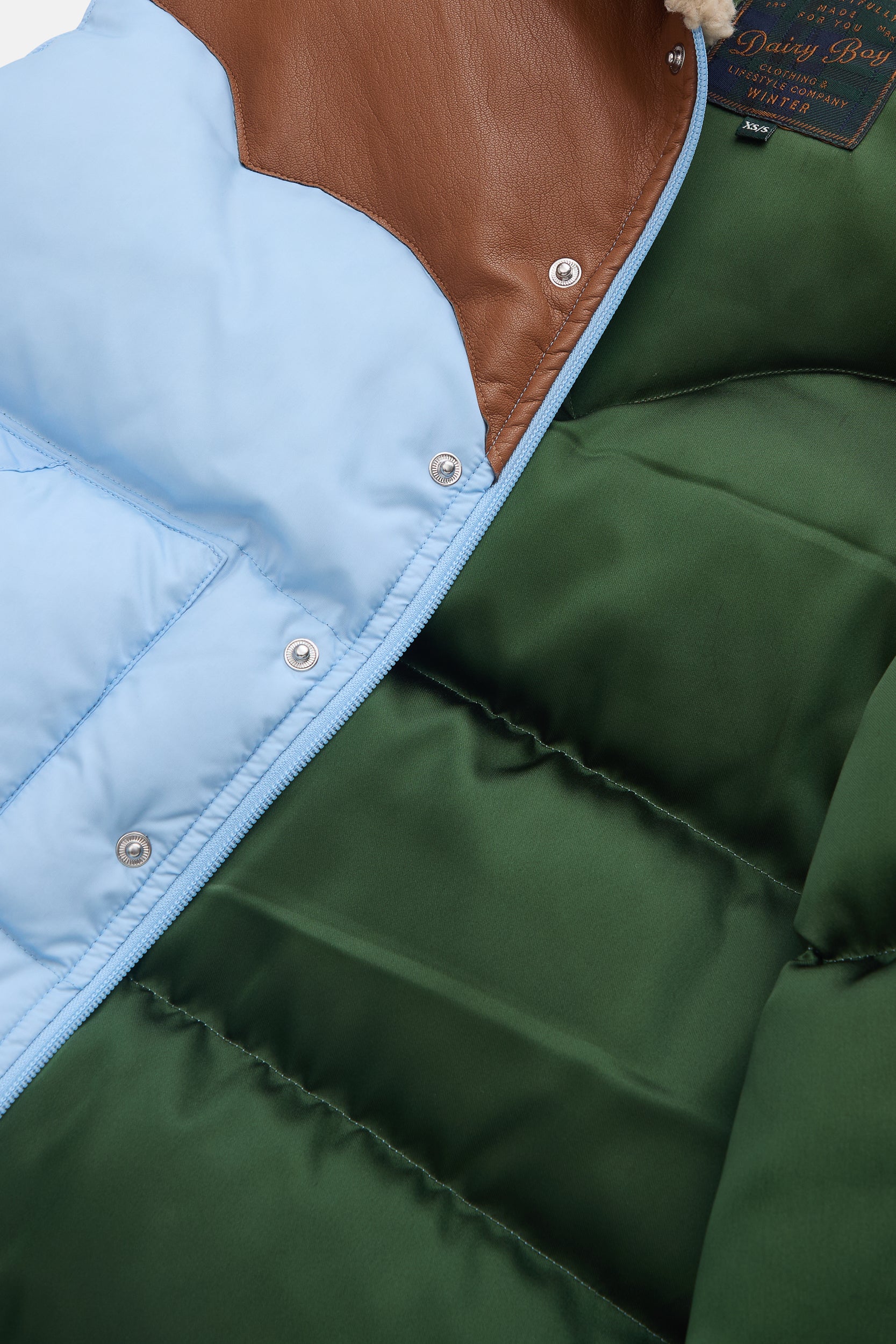 Mountain Puffer Vest - Sky Blue - Image 11