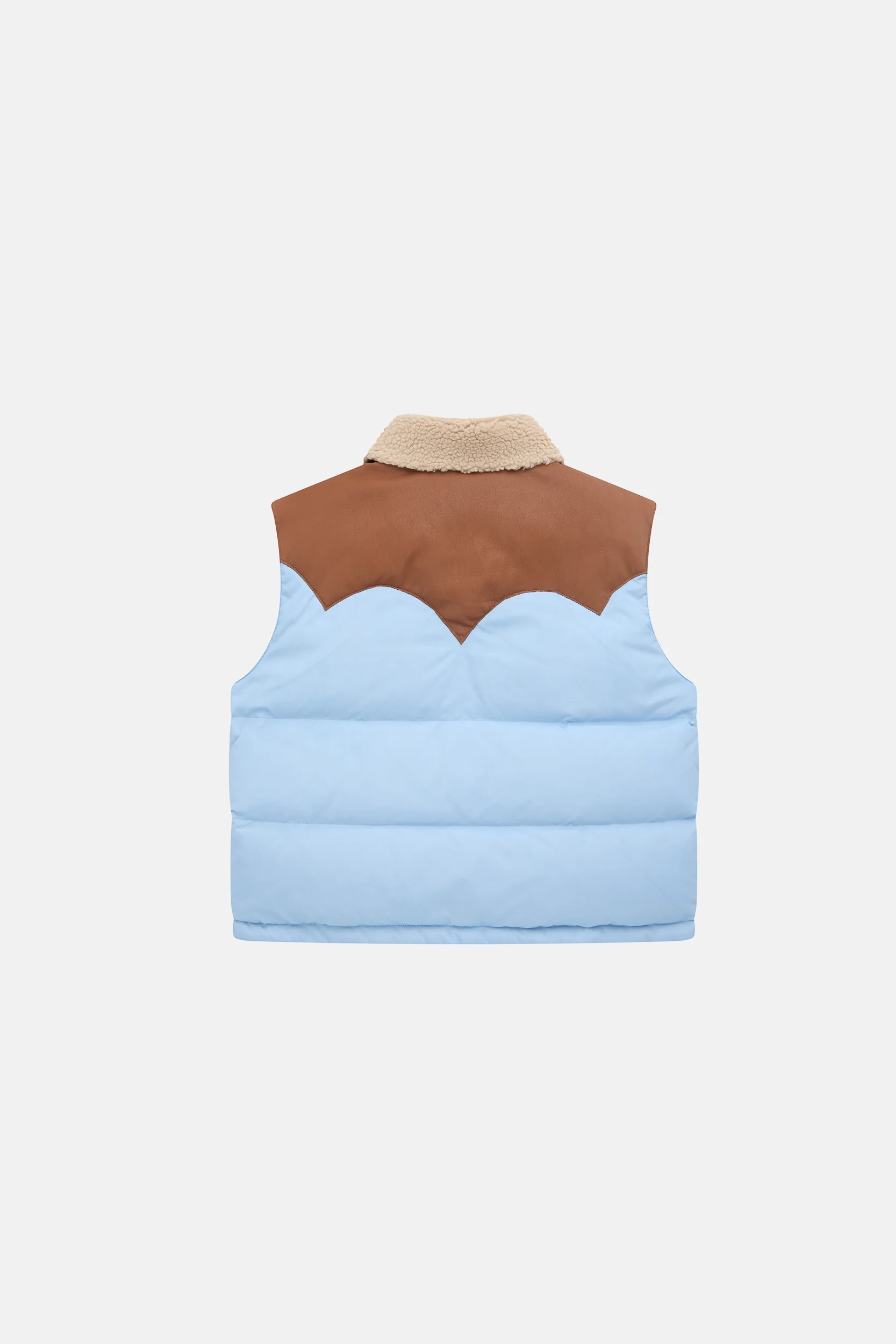 Mountain Puffer Vest - Sky Blue - Image 8