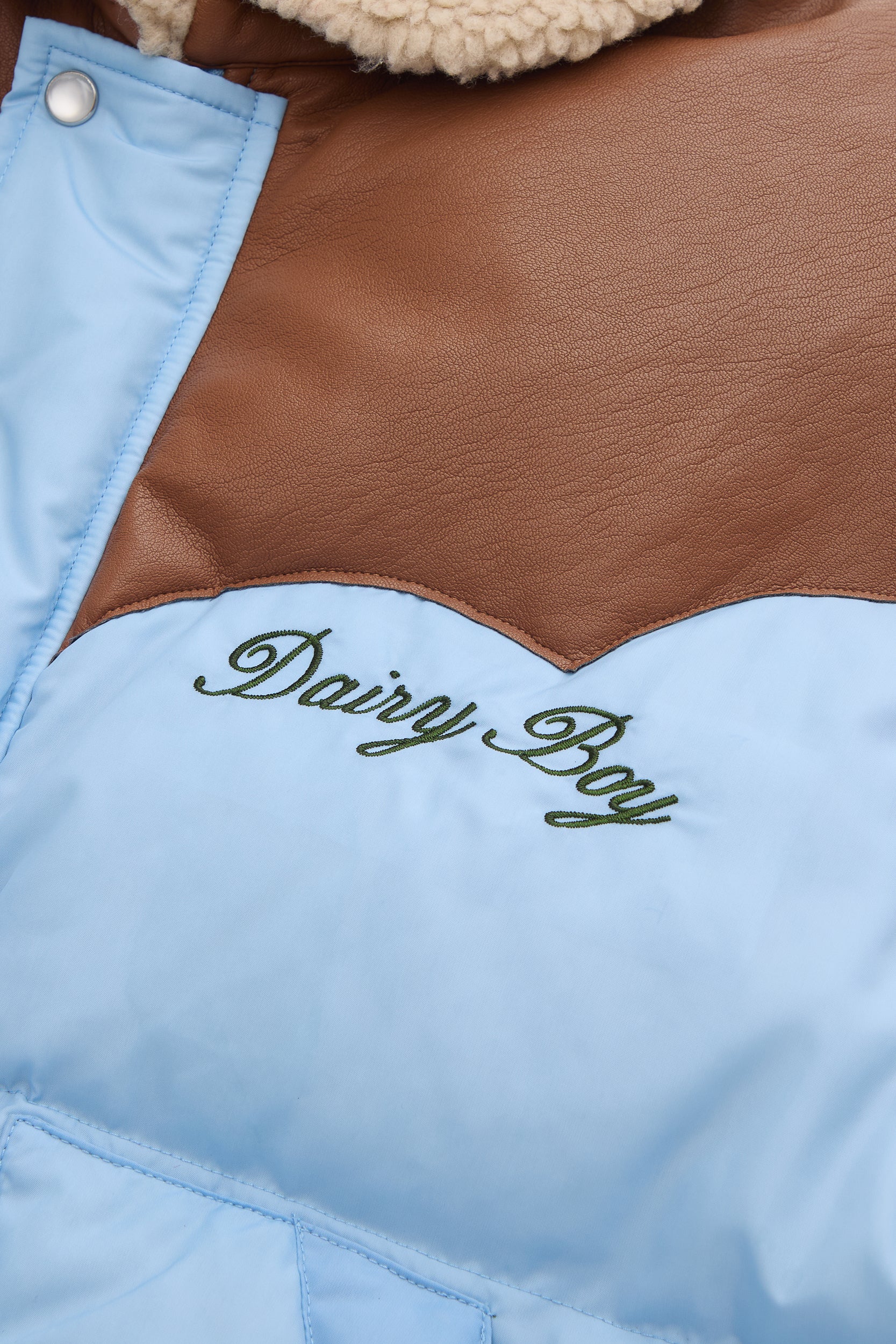 Mountain Puffer Vest - Sky Blue - Image 9