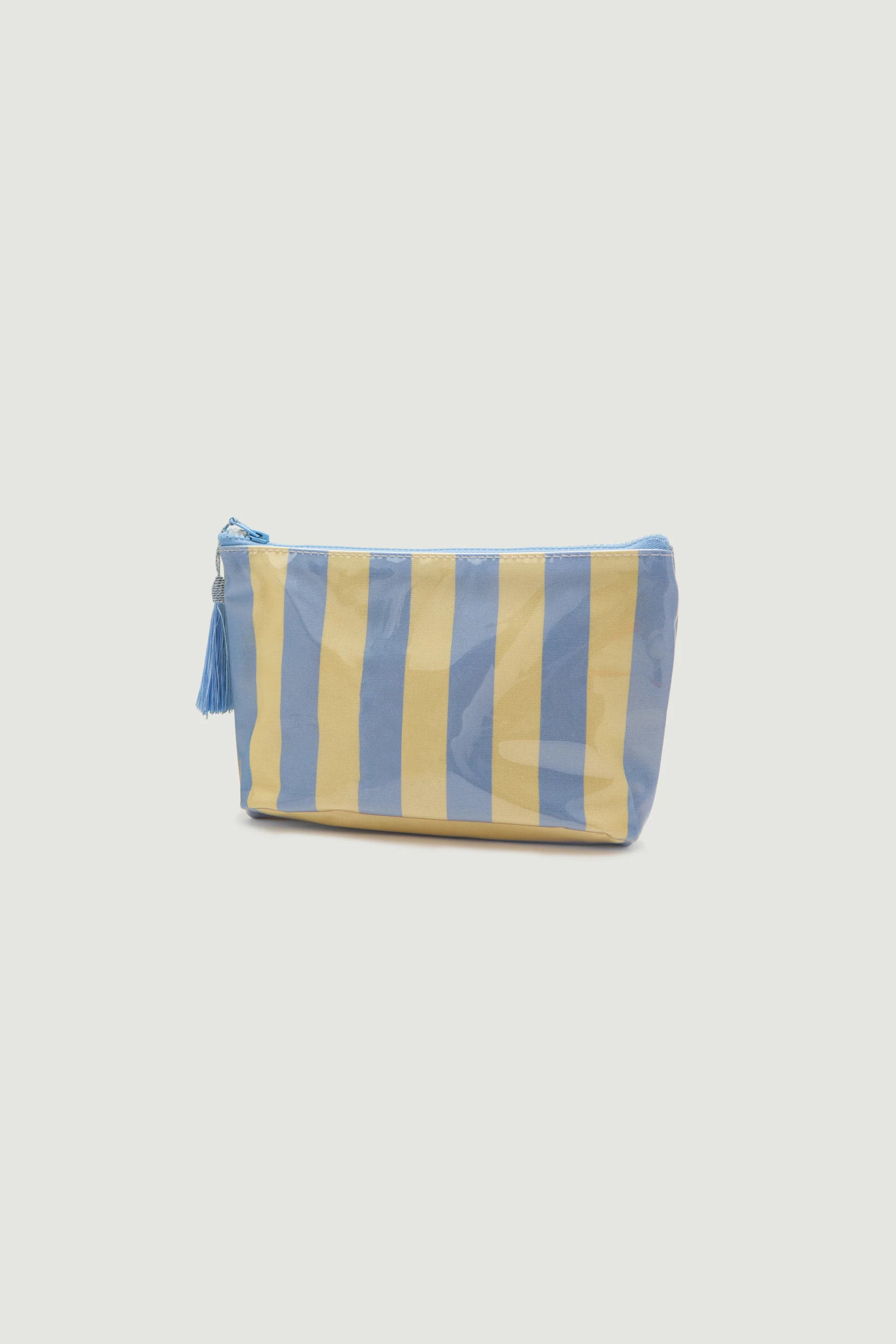 Cashmere Makeup Bag - Bluebird Stripe - Image 3