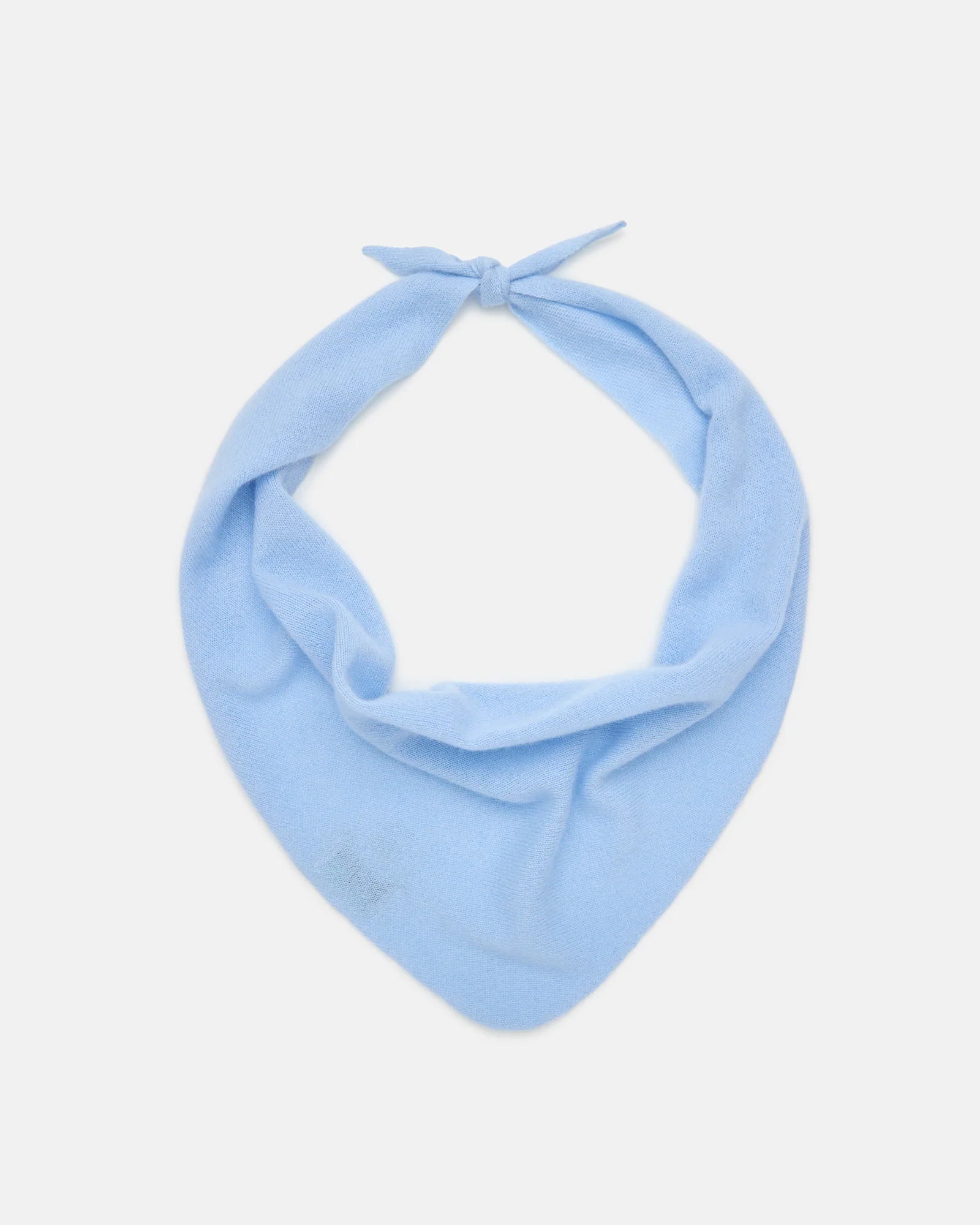 Cashmere Triangle Scarf - Bluebird - Image 8