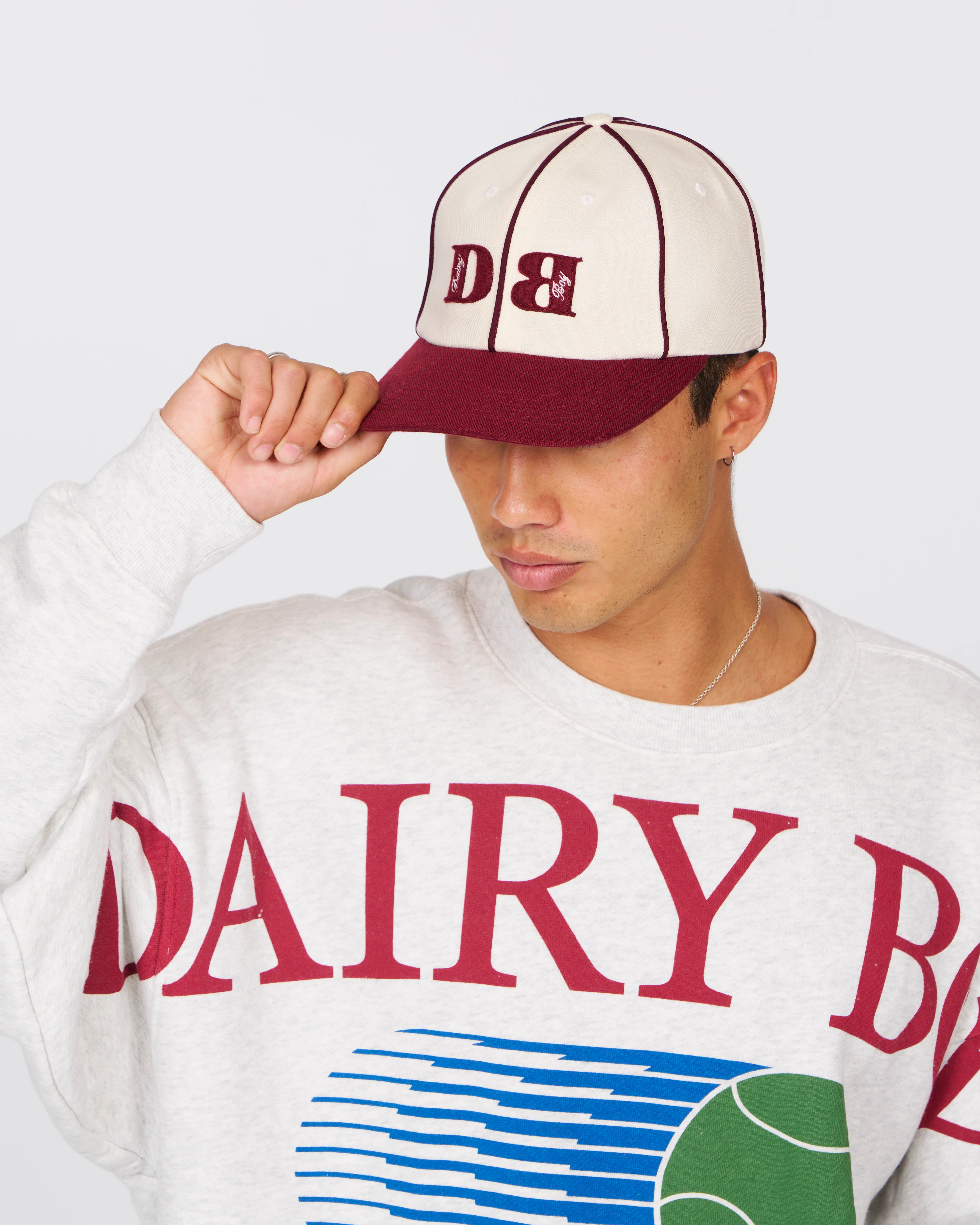 DB Baseball Hat - Crimson - Image 6