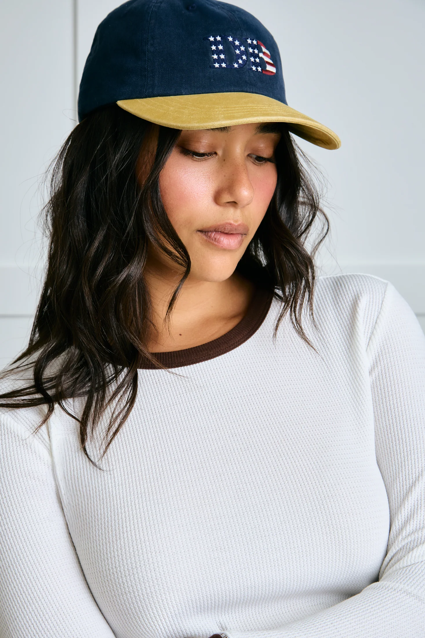 American Summer Baseball Hat - Navy - Image 3