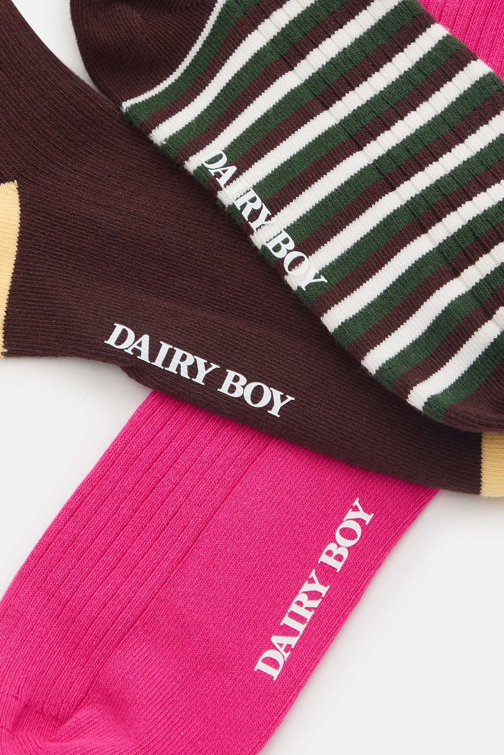 DB Logo Sock Set - Brown Multi - Image 7