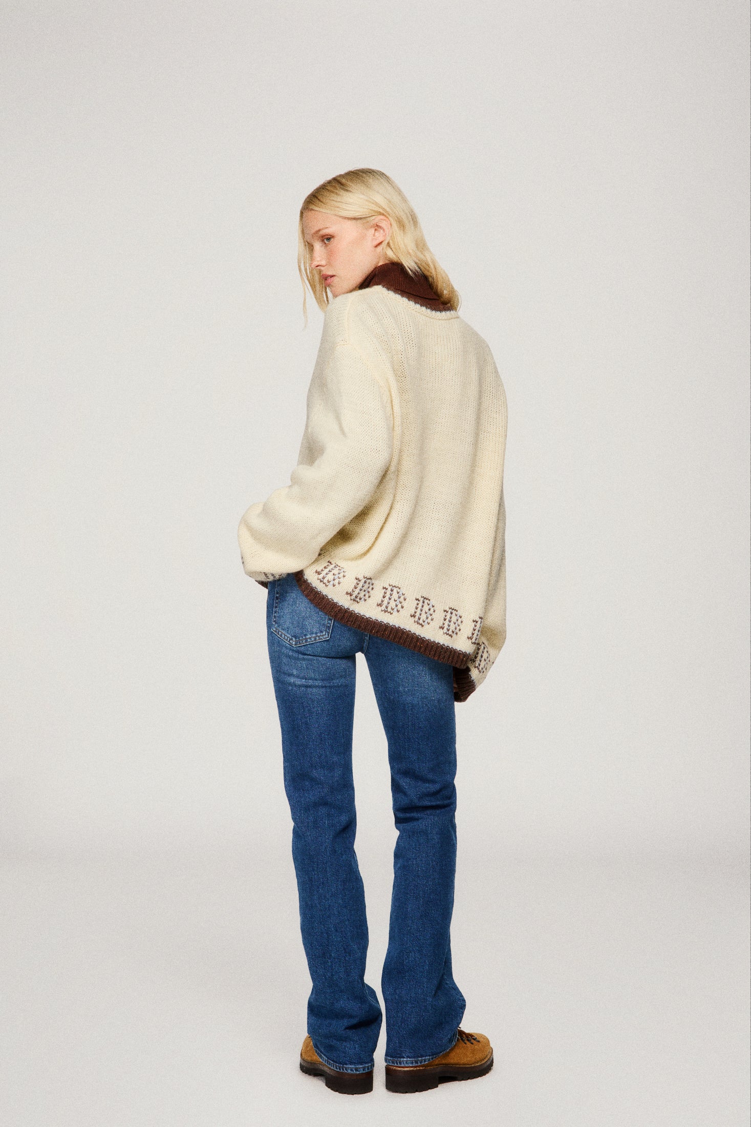 Deer Sweater - Soft Cream - Image 5