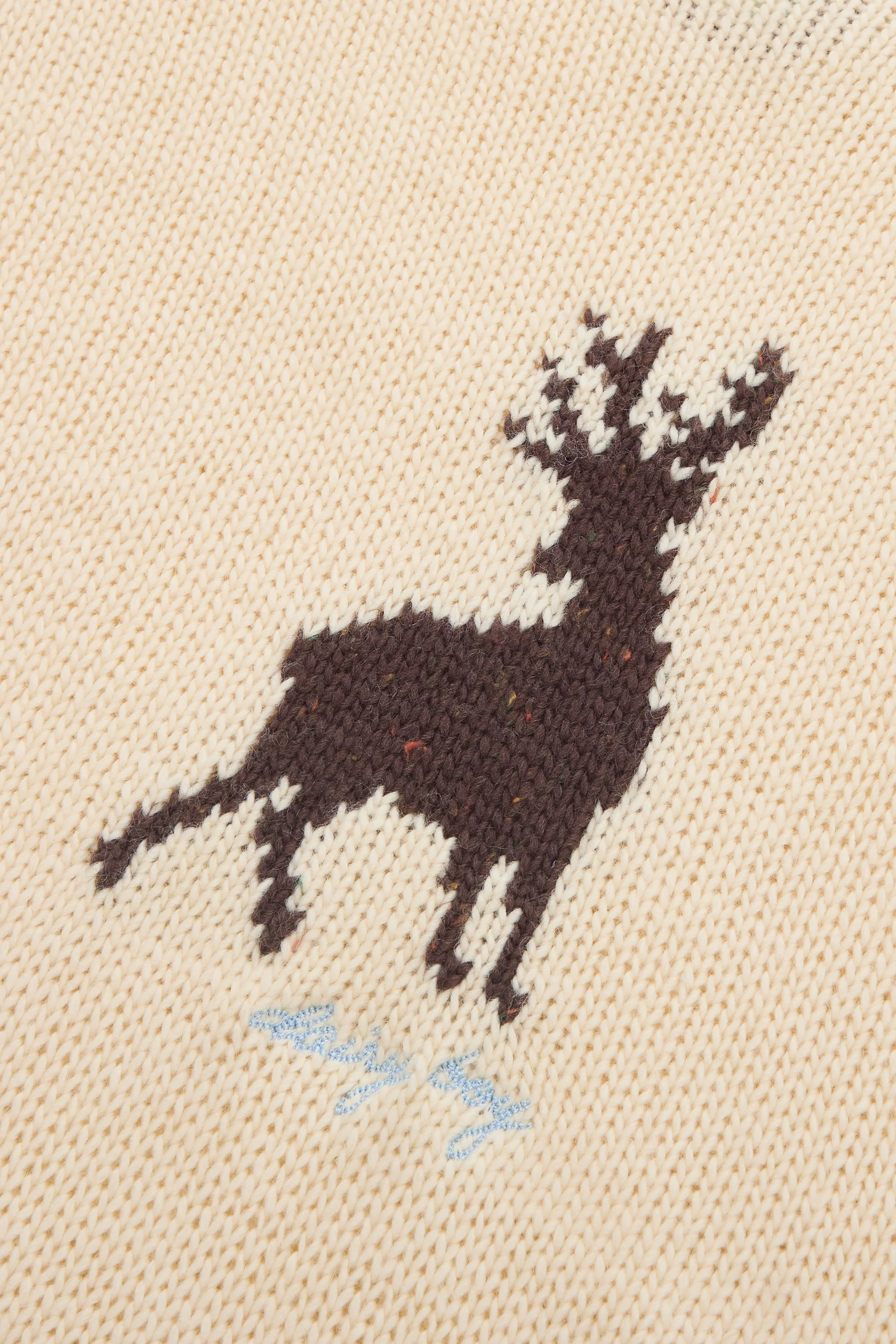 Deer Sweater - Soft Cream - Image 9