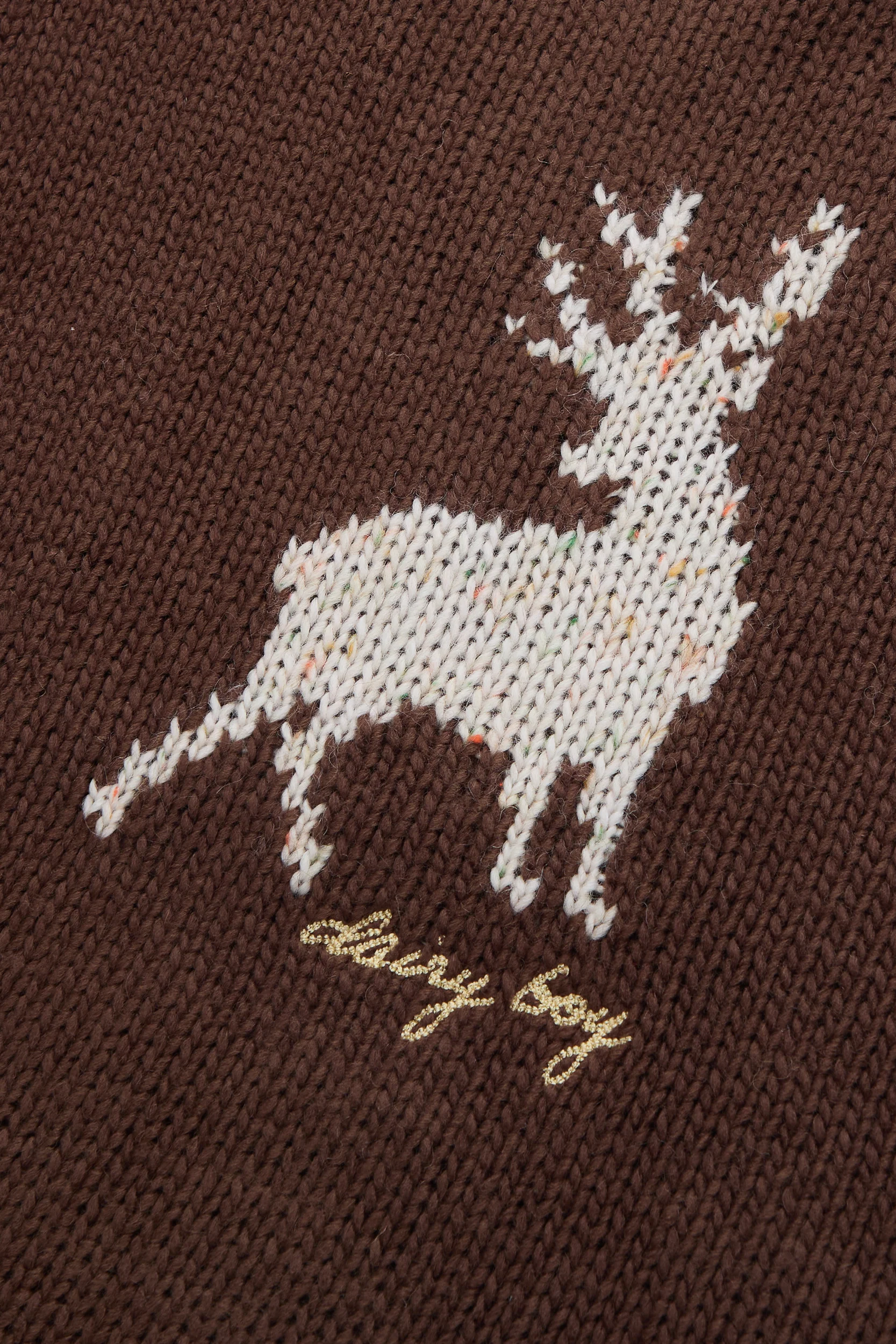 Deer Sweater - Worn Brown - Image 6