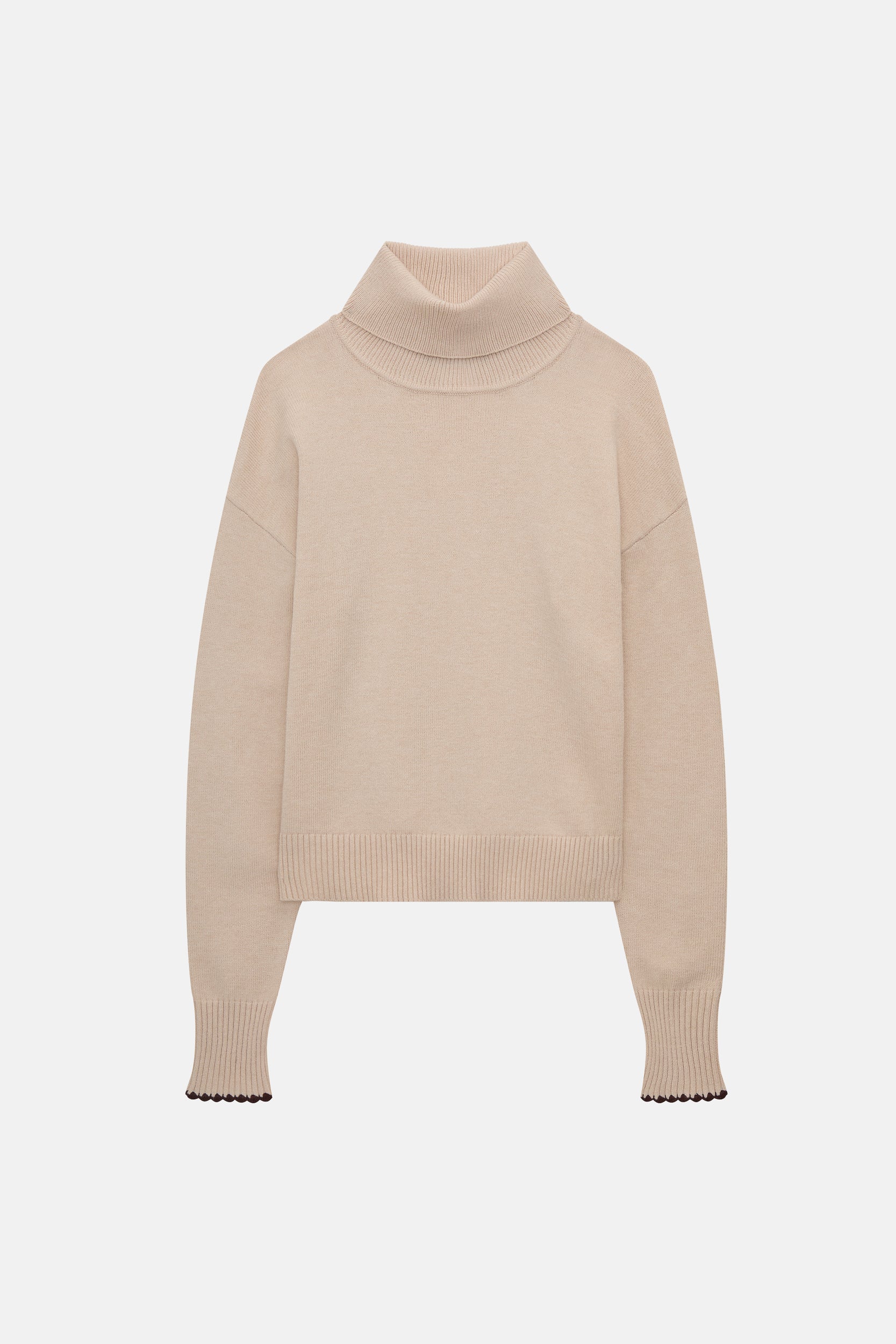 Ellie Turtleneck - Oat - Image 5