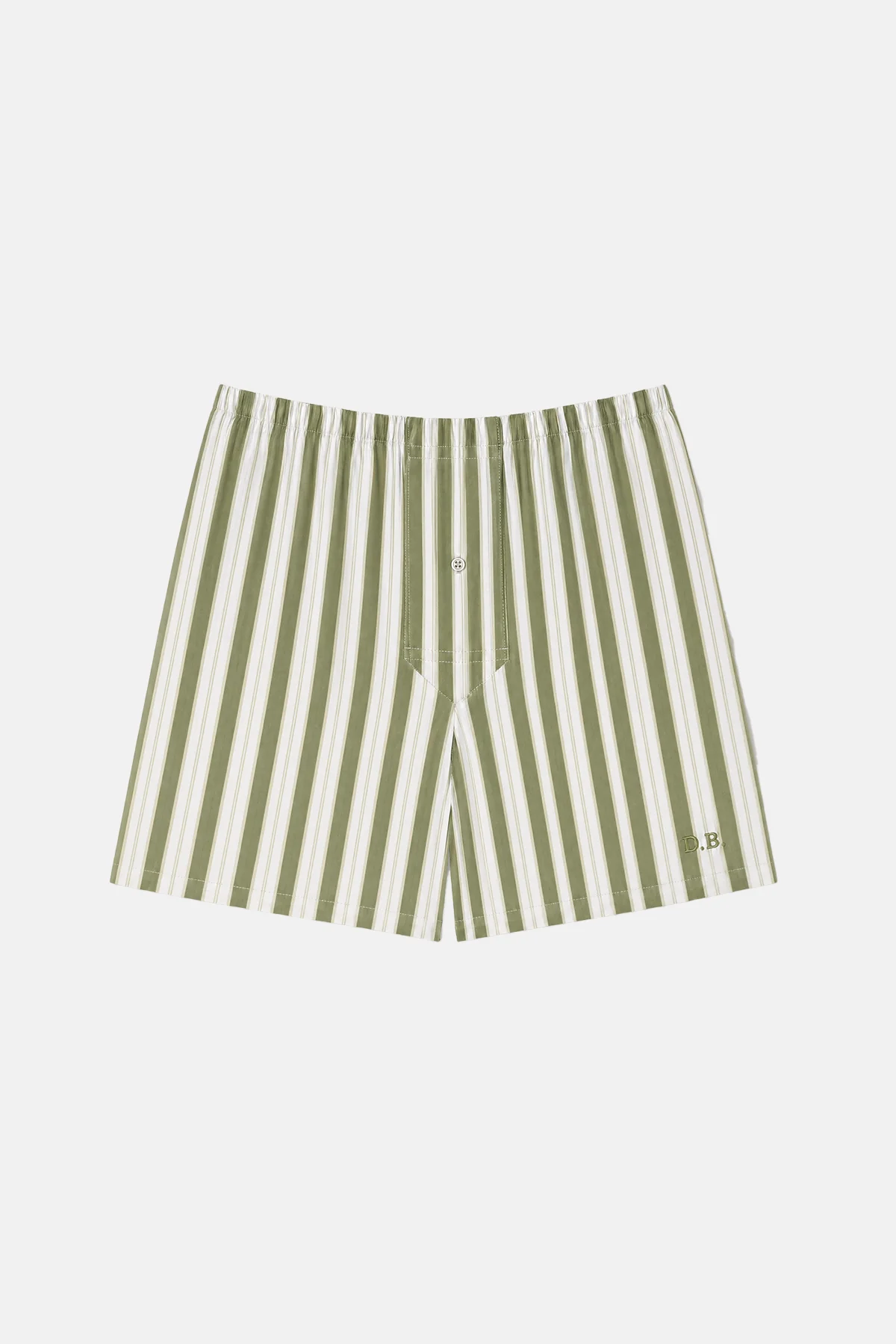 Farm Friends Boyfriend Boxer - Green Pinstripe - Image 6