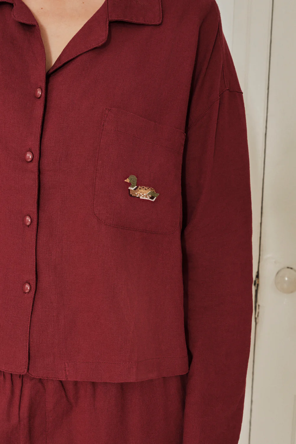 Farm Friends Sleep Set - Mallard in Merlot - Image 6