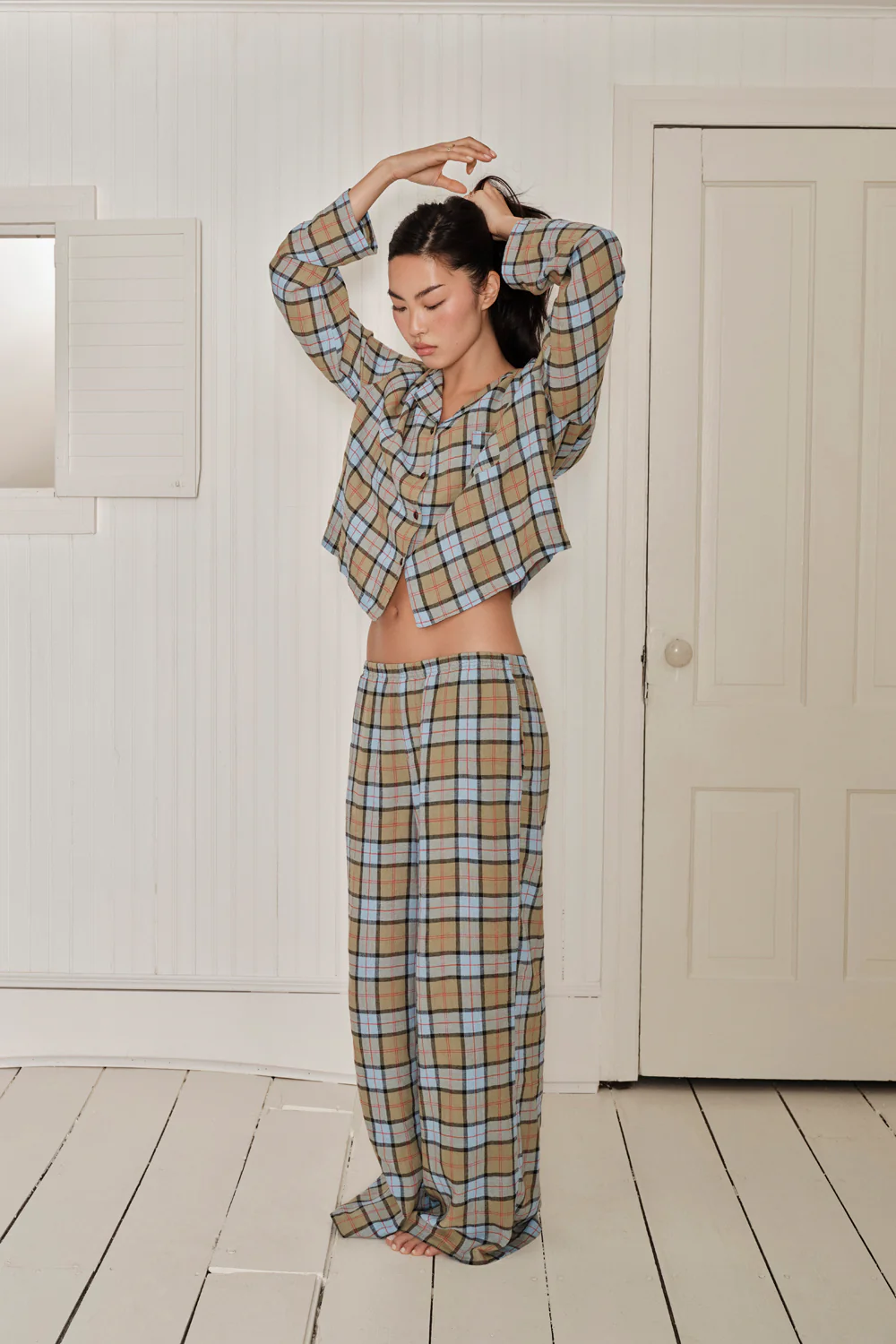 Farm Friends Sleep Set - Sheep in Scottish Plaid - Image 3