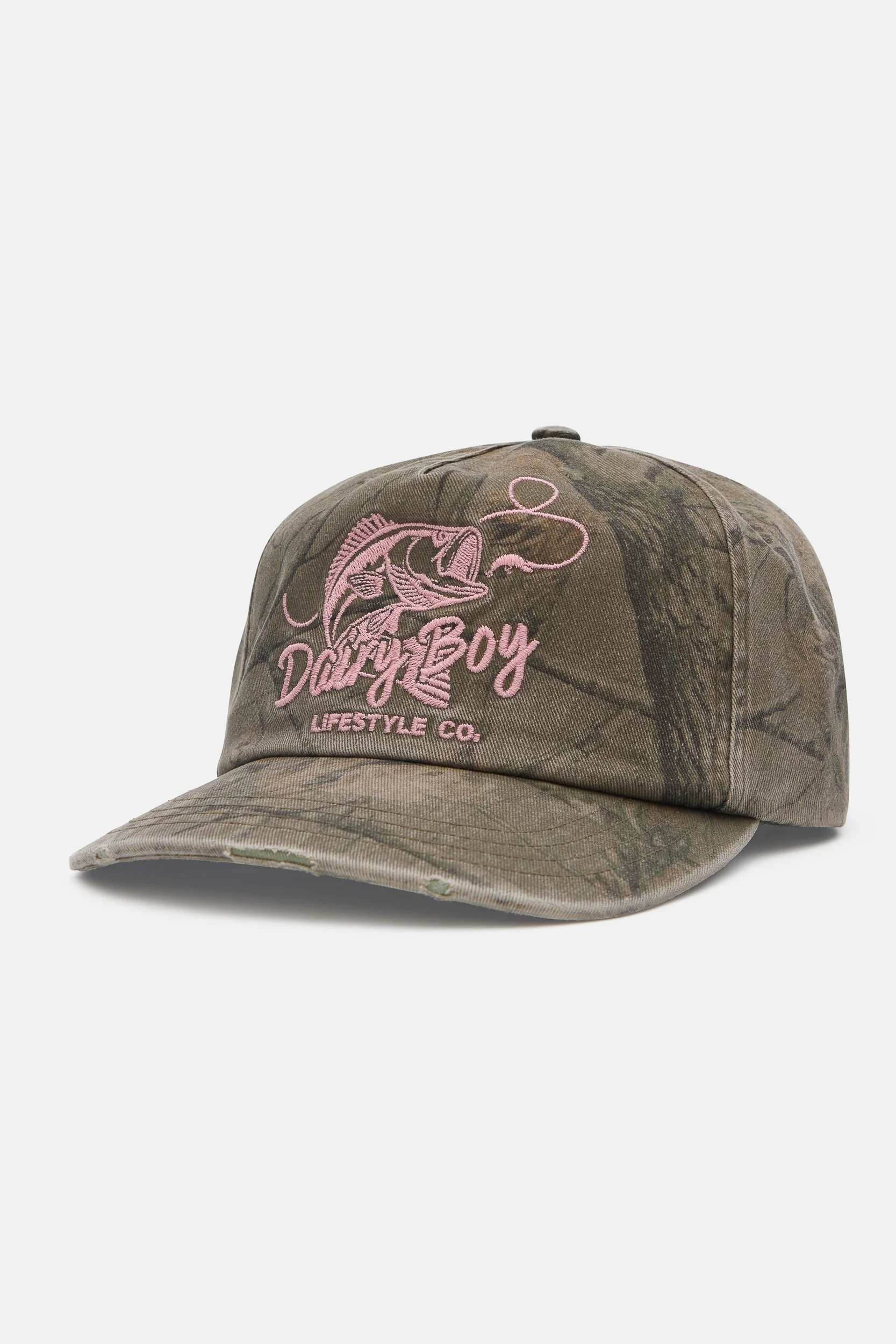 Fisherman Trucker hat - Pink - Image 4