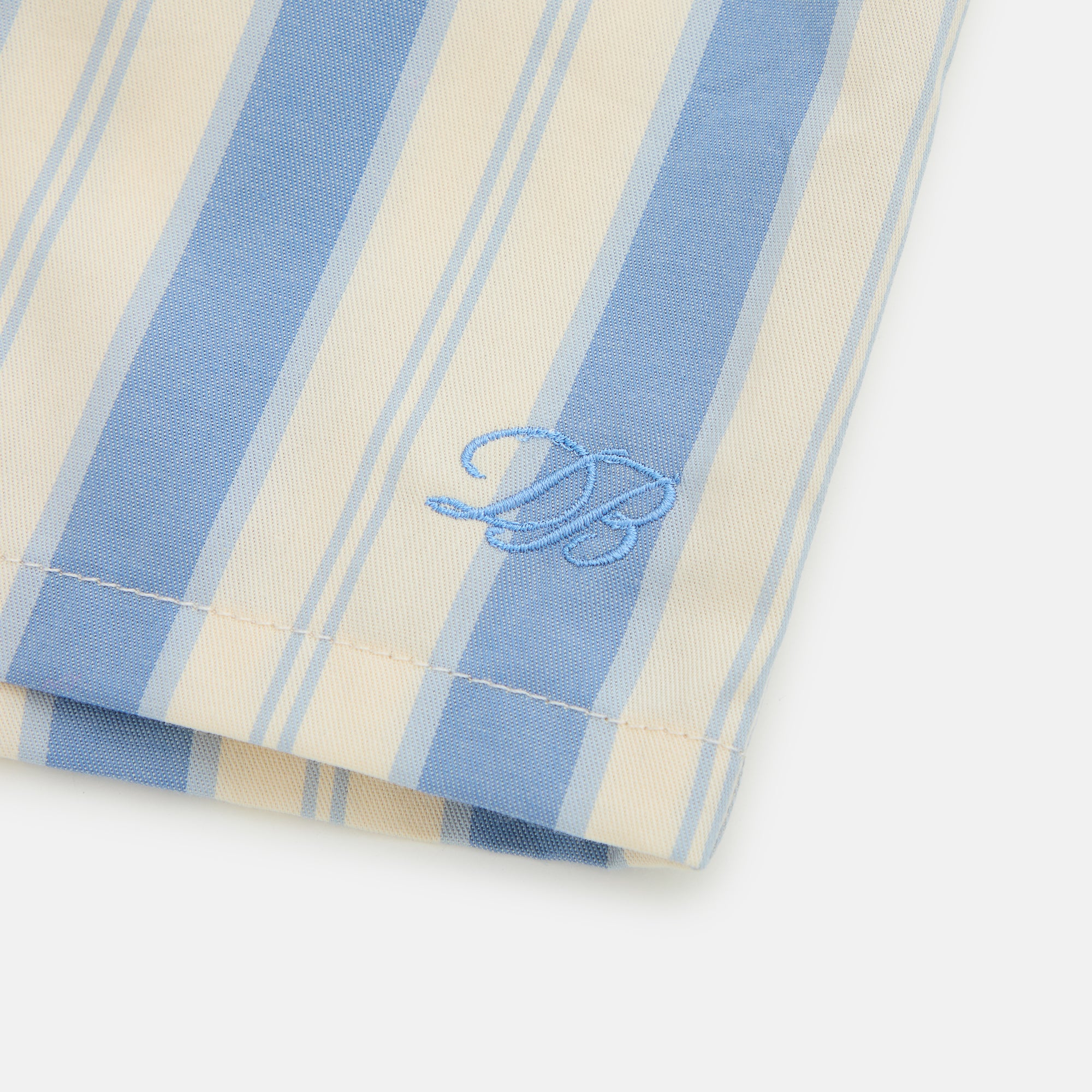 Garden Bed Boxer Shorts - Blue Pinstripe - Image 5
