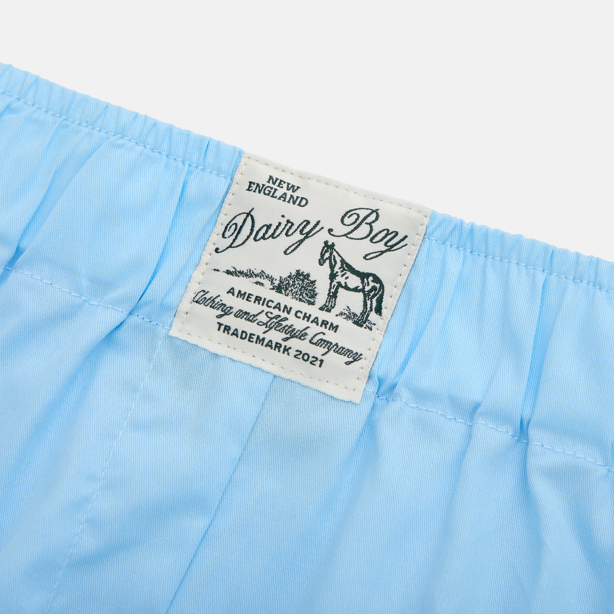 Garden Bed Boxer Shorts - Cool Blue - Image 5