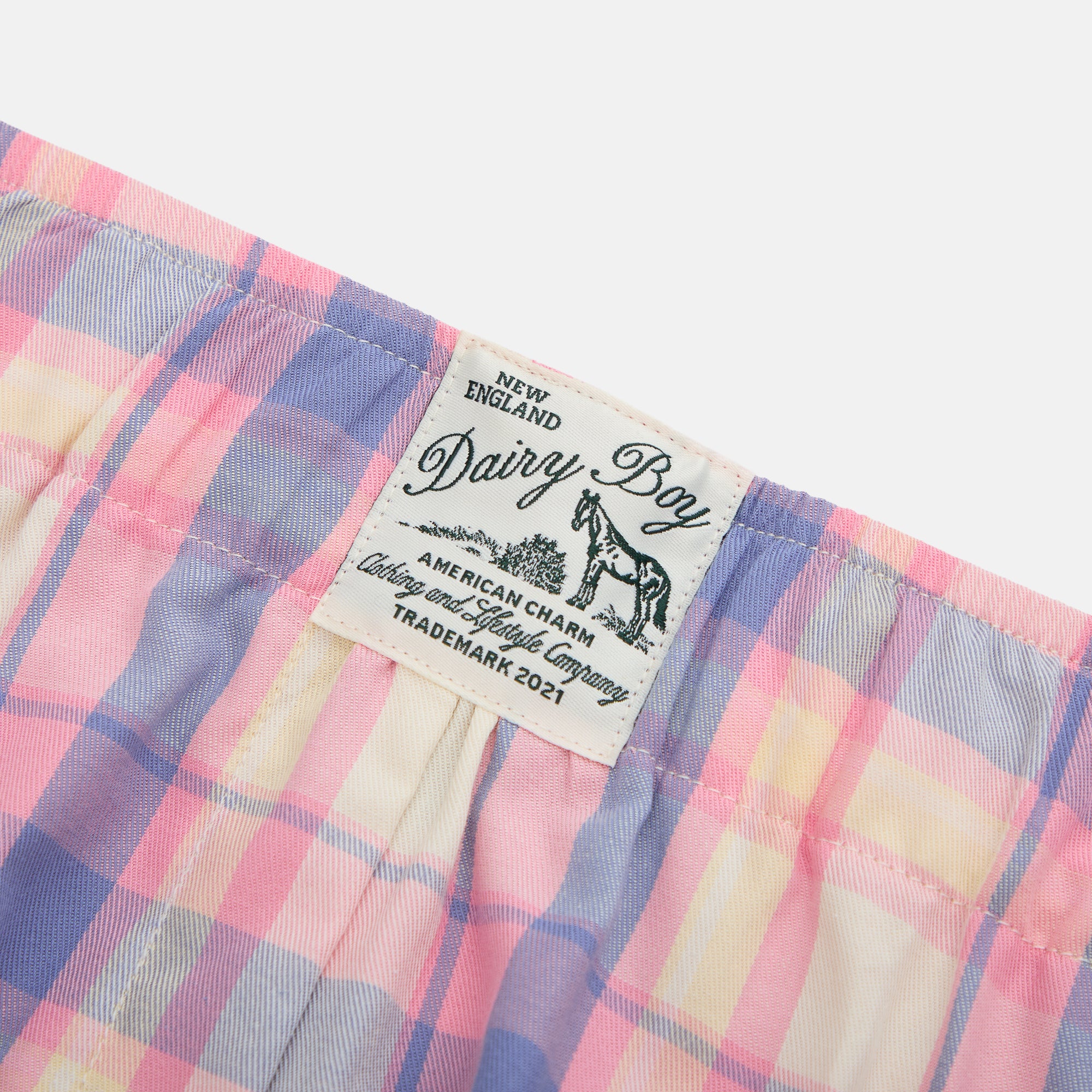 Garden Bed Boxer Shorts - Country Check - Image 5