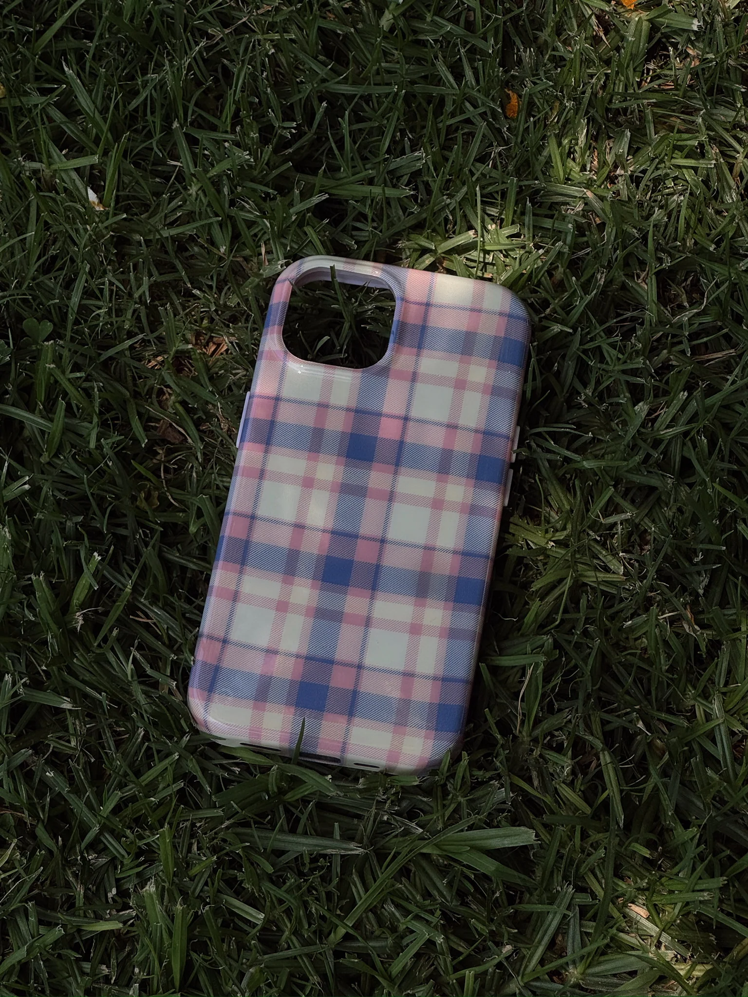 Garden Bed Phone Case - Country Check - Image 3