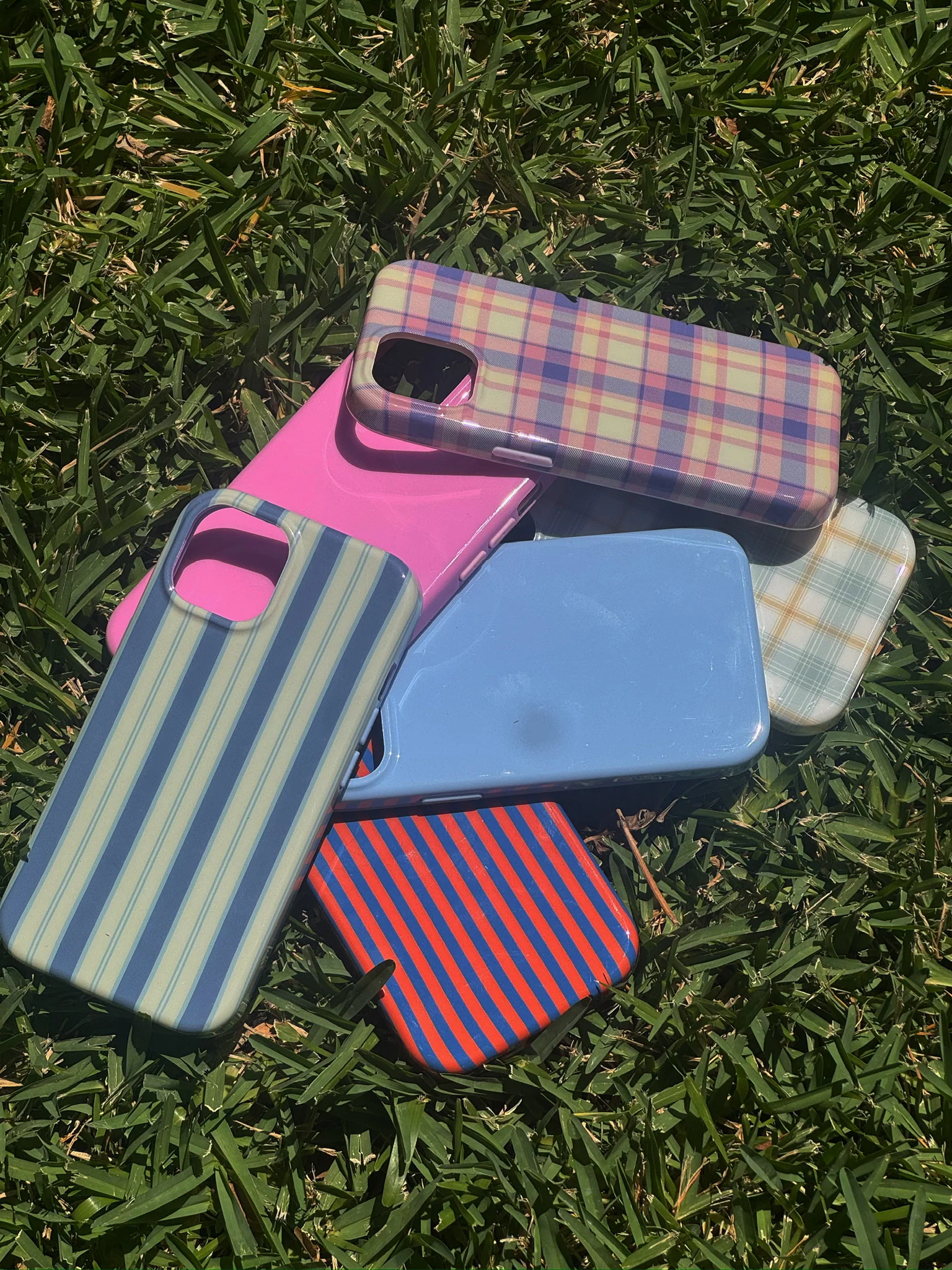 Garden Bed Phone Case - Country Check - Image 5