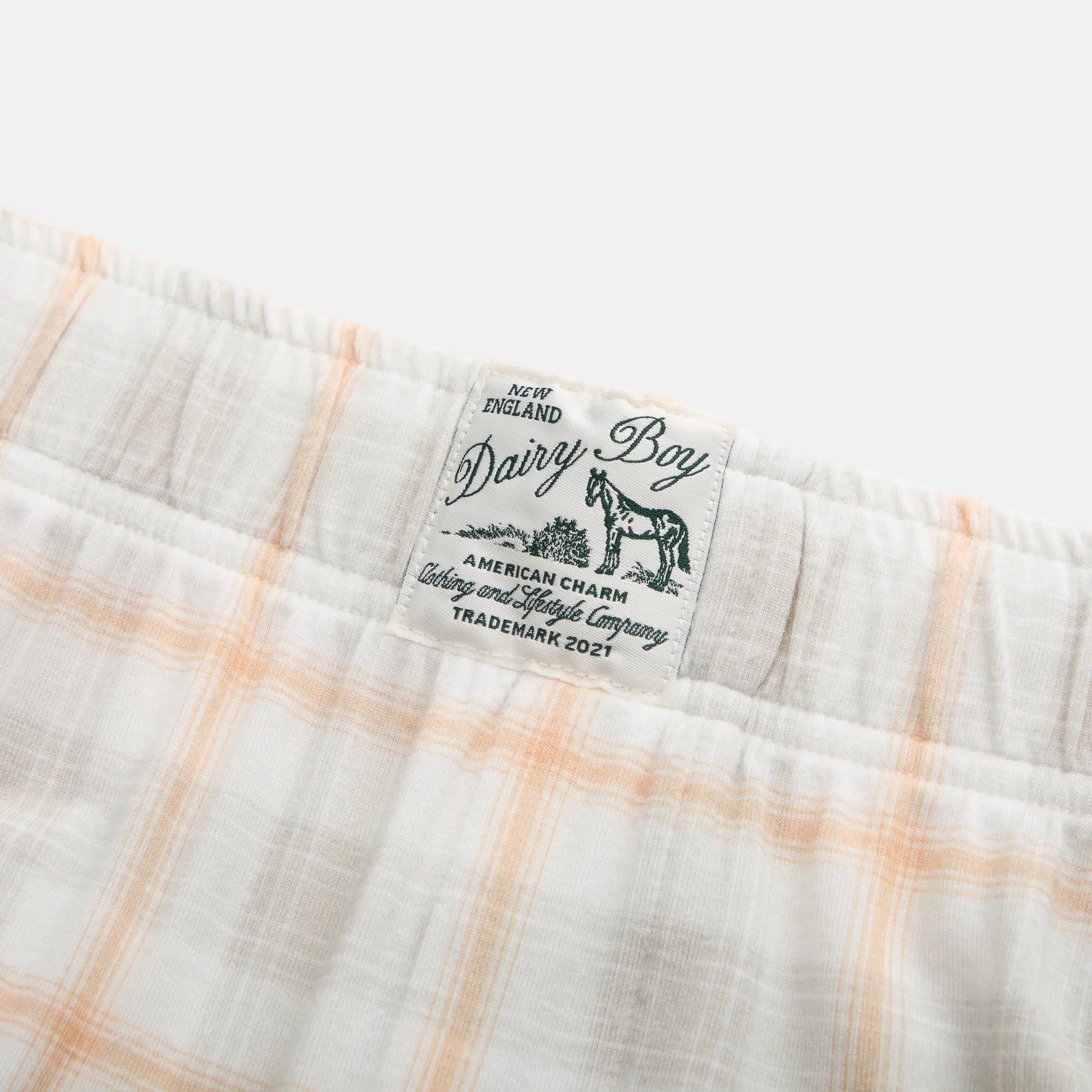 Garden Bed Sleep Set - Eggplant in Sailor Plaid - Image 7