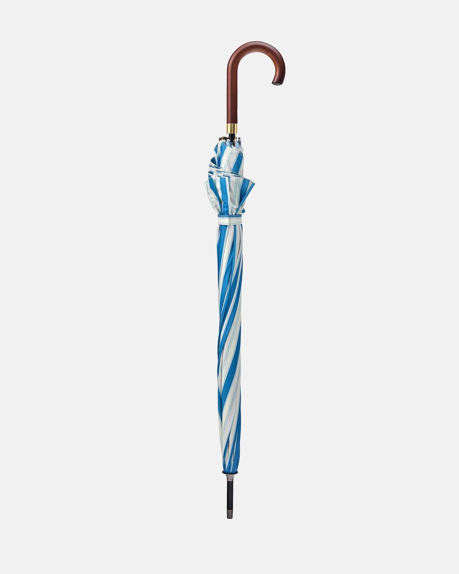 Garden Bed Umbrella - Blue Pinstripe - Image 3