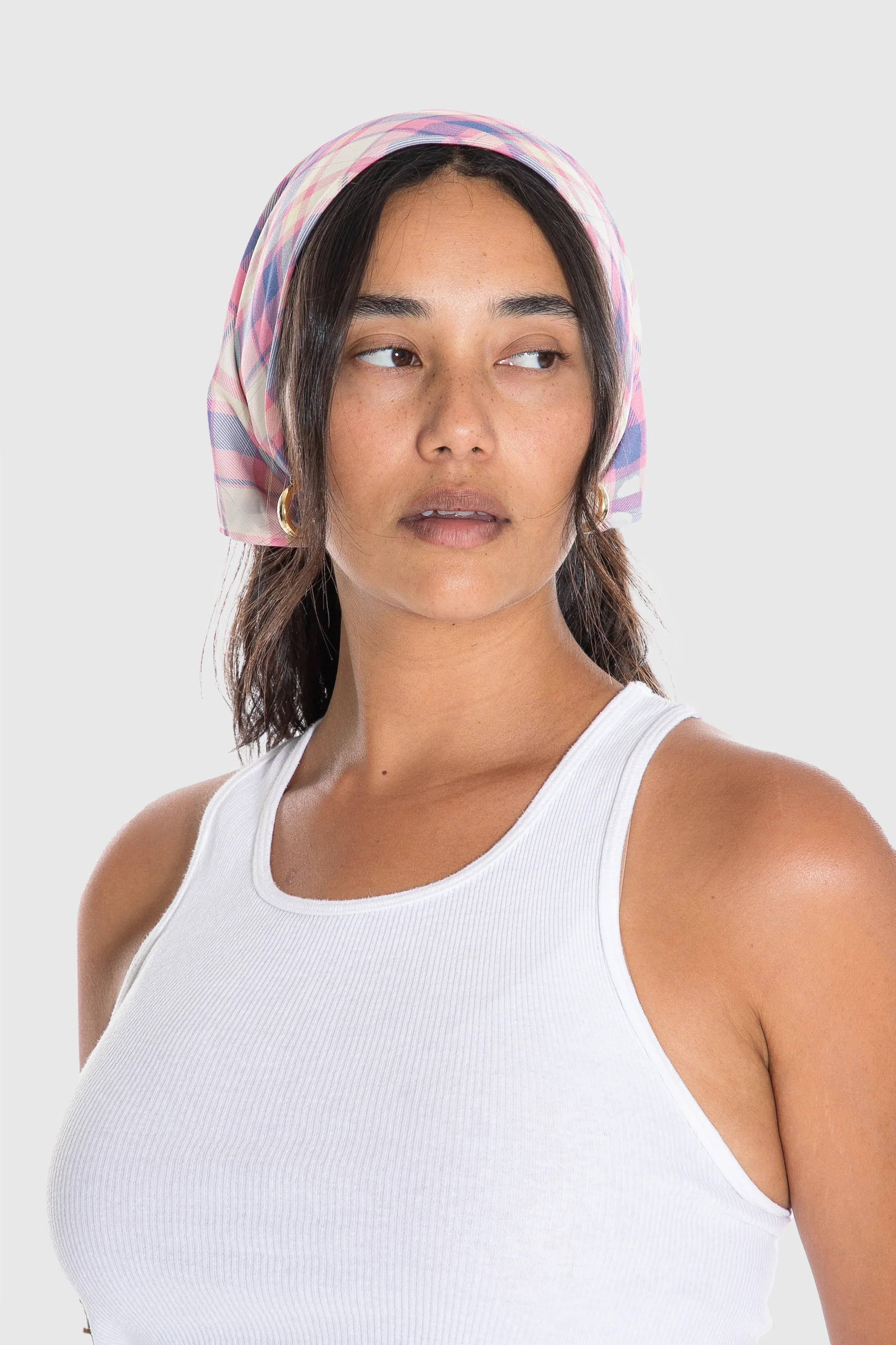 Garden Bed Headscarf - Country Check - Image 4