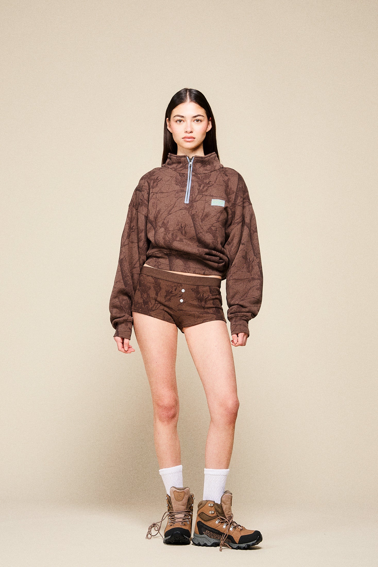 Heritage Half Zip - Lowcountry Camo - Image 4