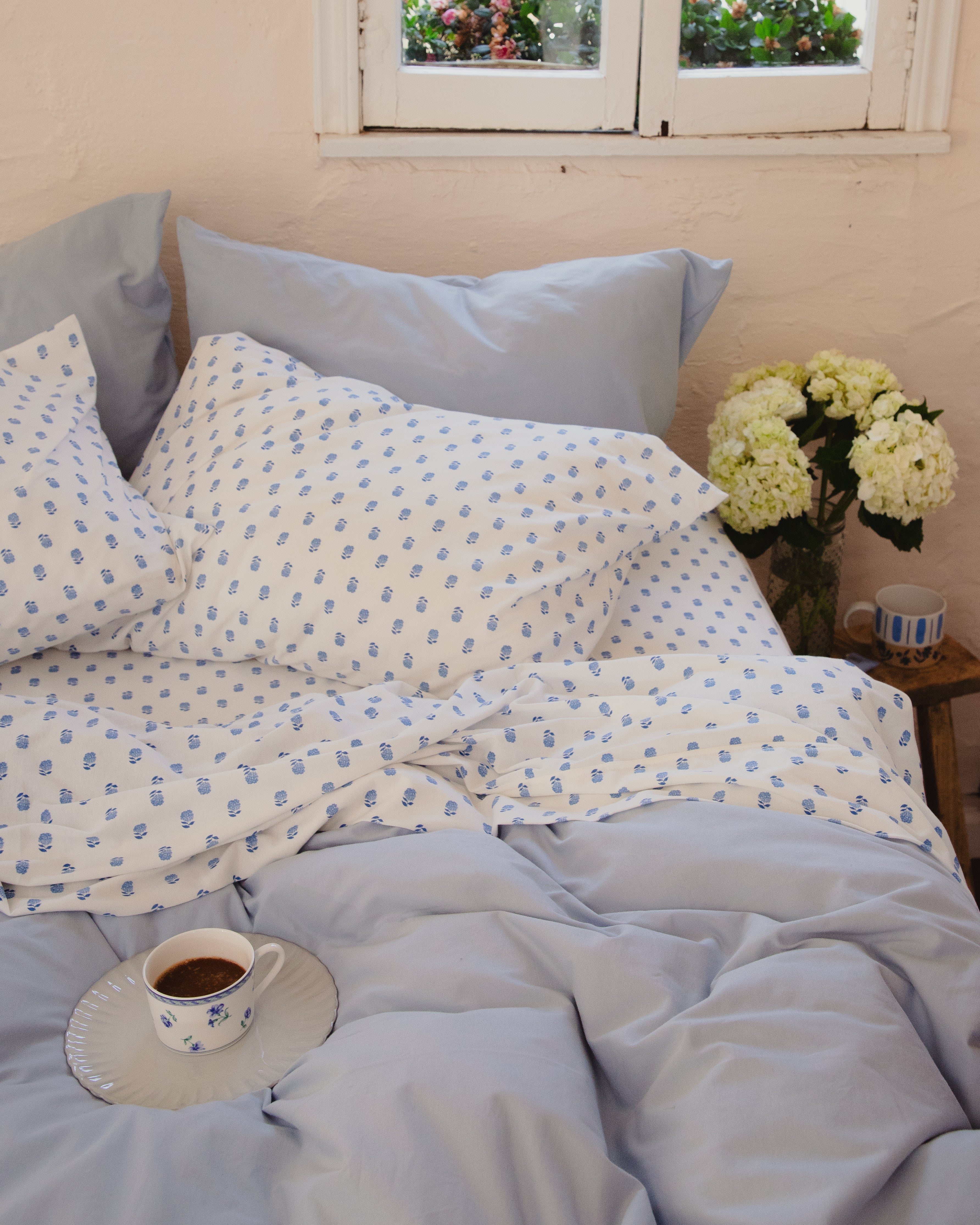 Jersey Sham Set - Chambray Blue - Image 4