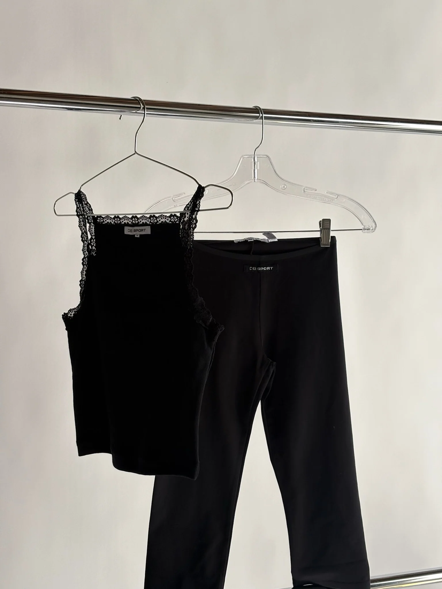 Mia Lace Tank - True Black - Image 7