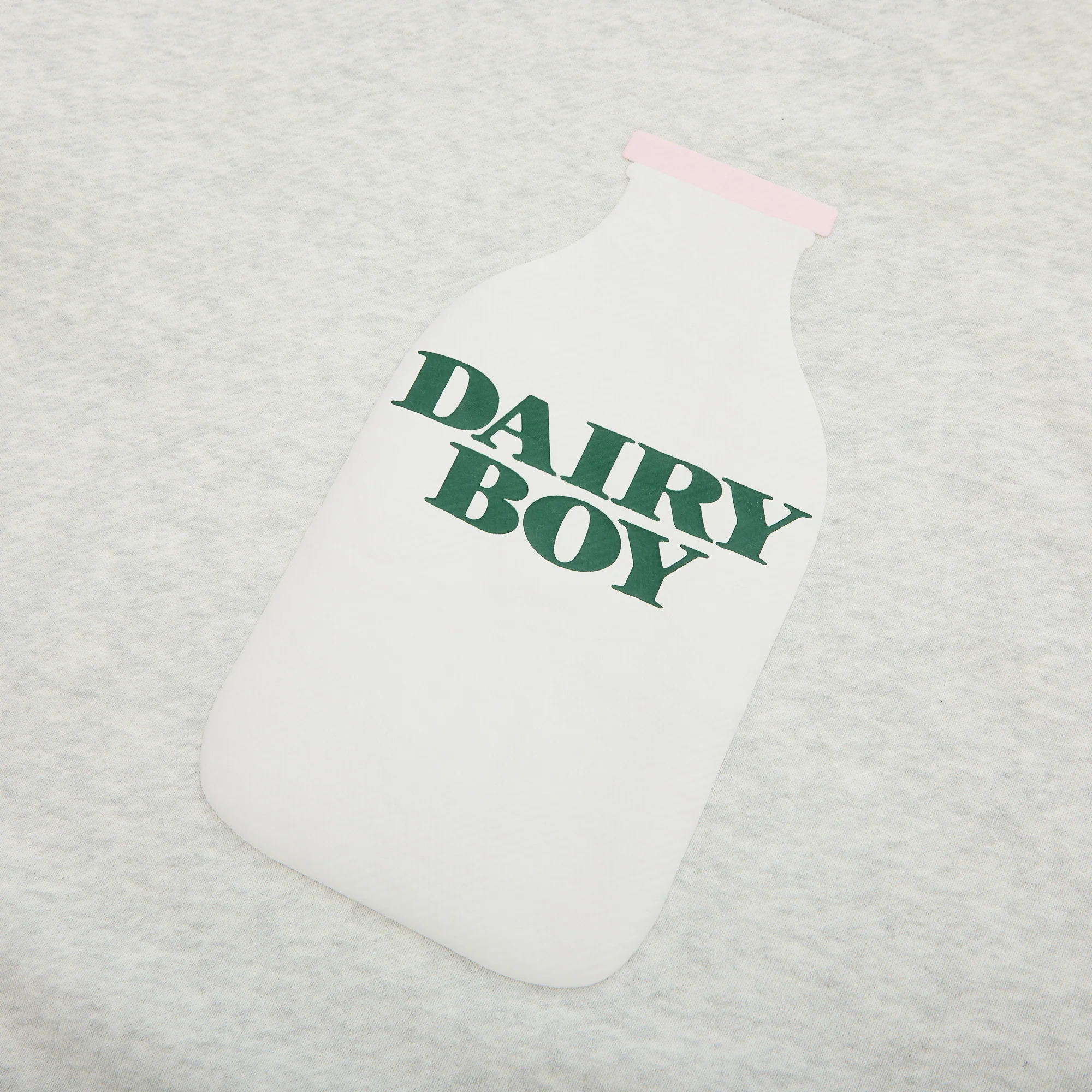 Milk Bottle Crewneck - Heather Grey - Image 4