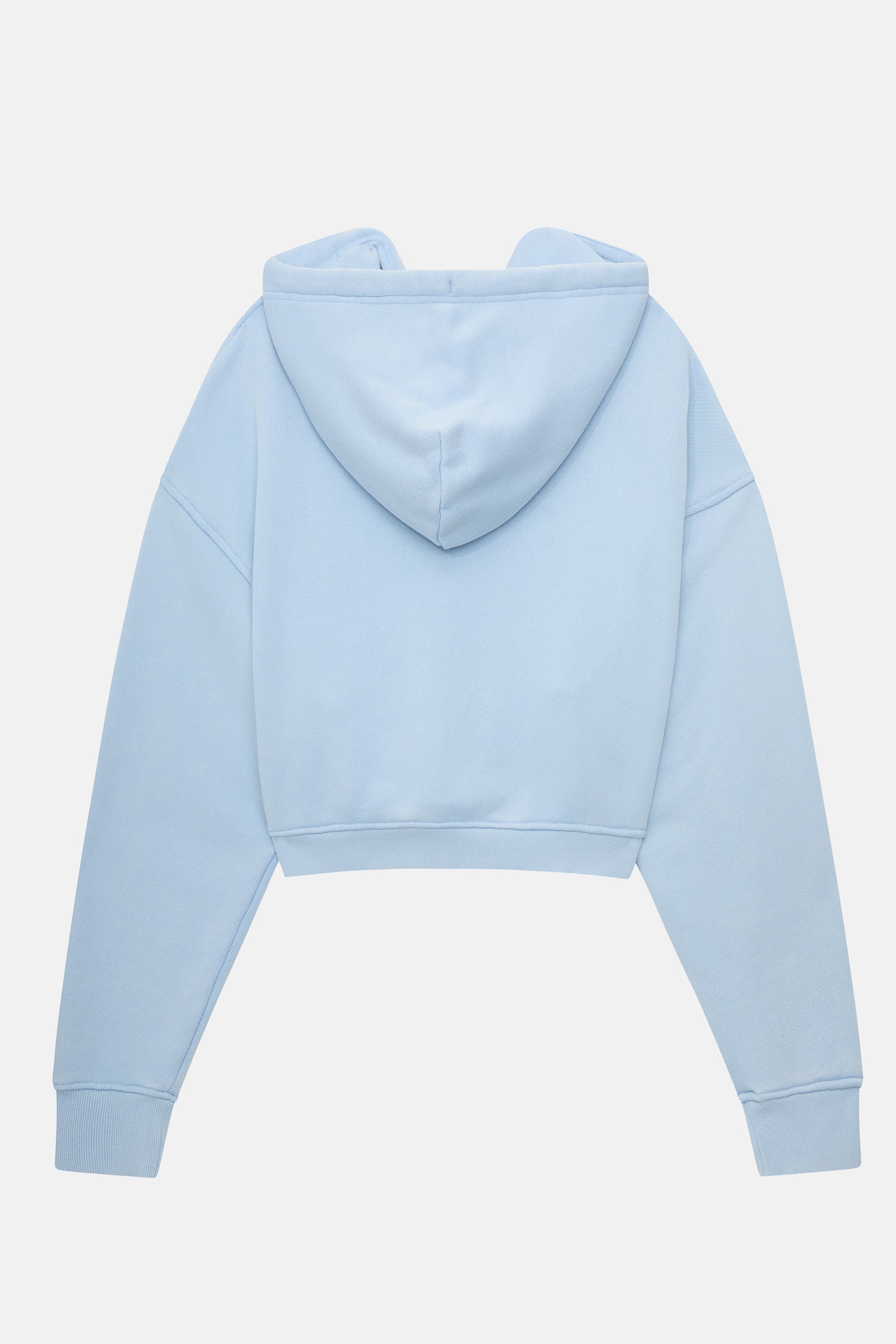 Milk Bottle Cropped Zip Up - Icy Blue - Image 7