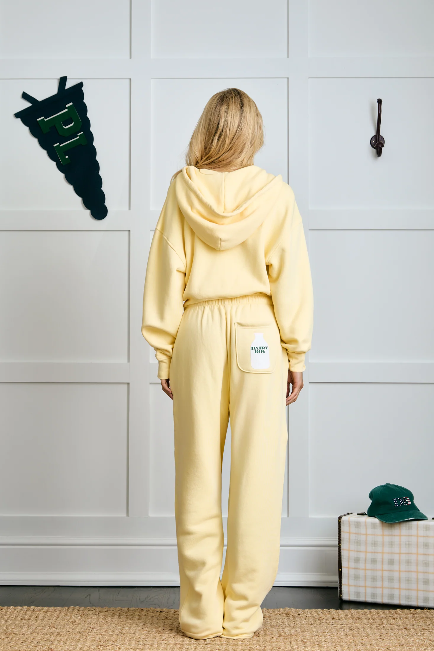 Milk Bottle Sweatpant - Yellow - Image 3