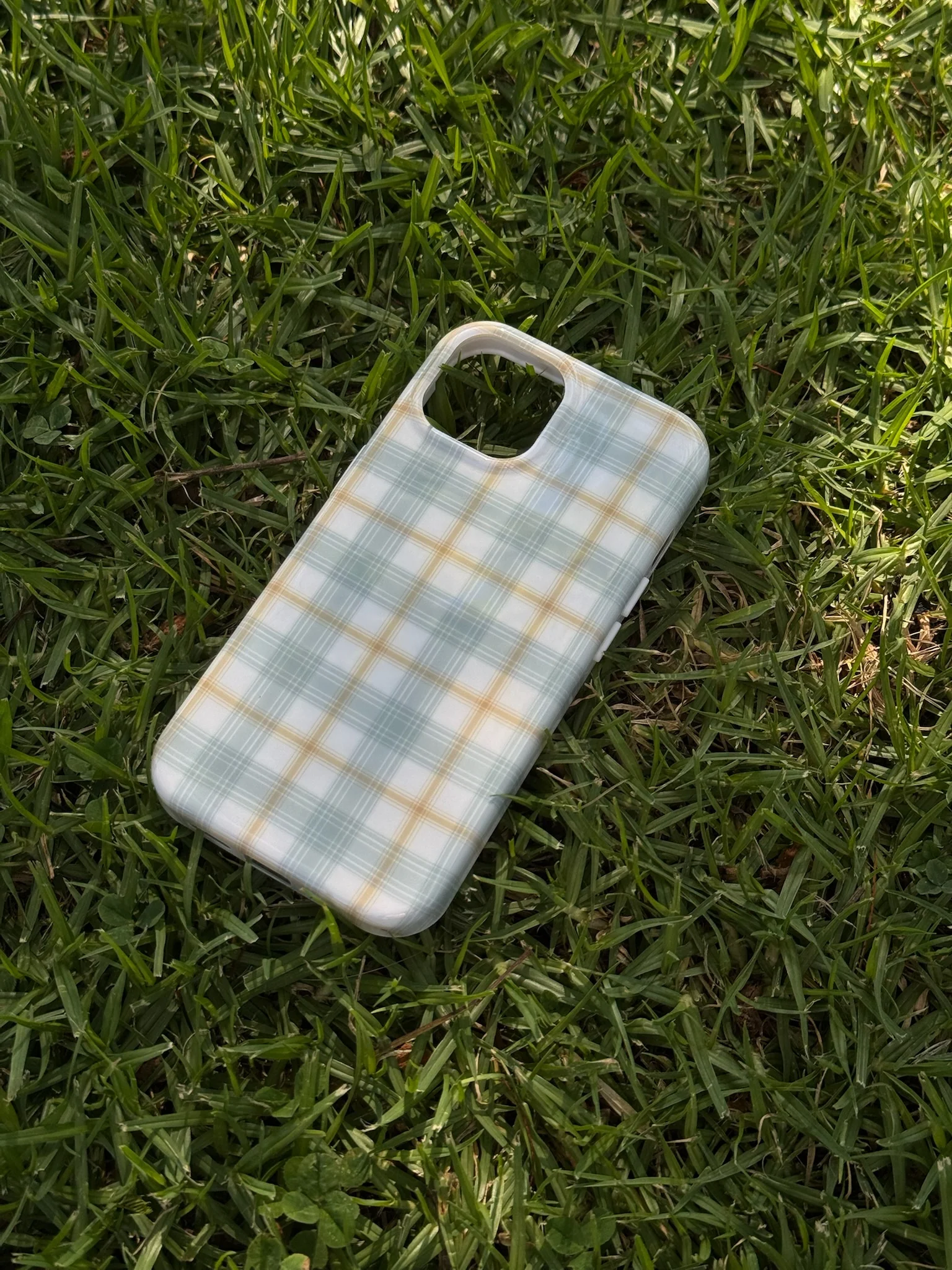 Garden Bed Phone Case - Sailor Plaid - Image 3