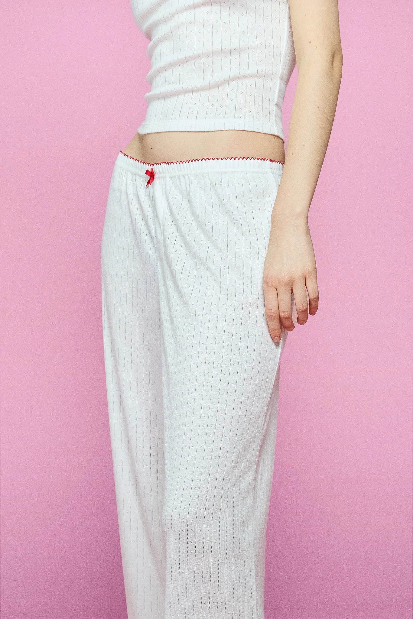 Pointelle Sleep Pant - Cupid - Image 5