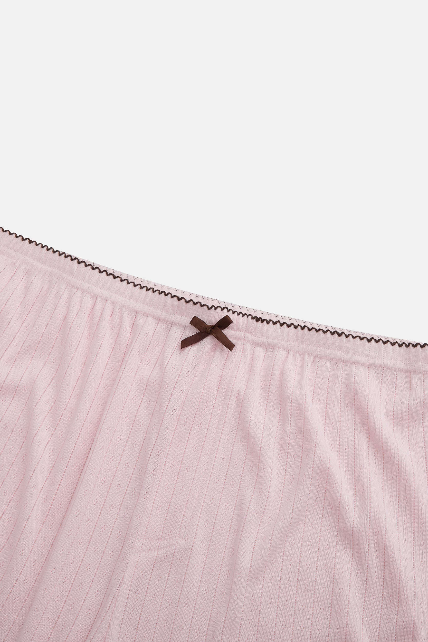 Pointelle Sleep Short - Blush - Image 8