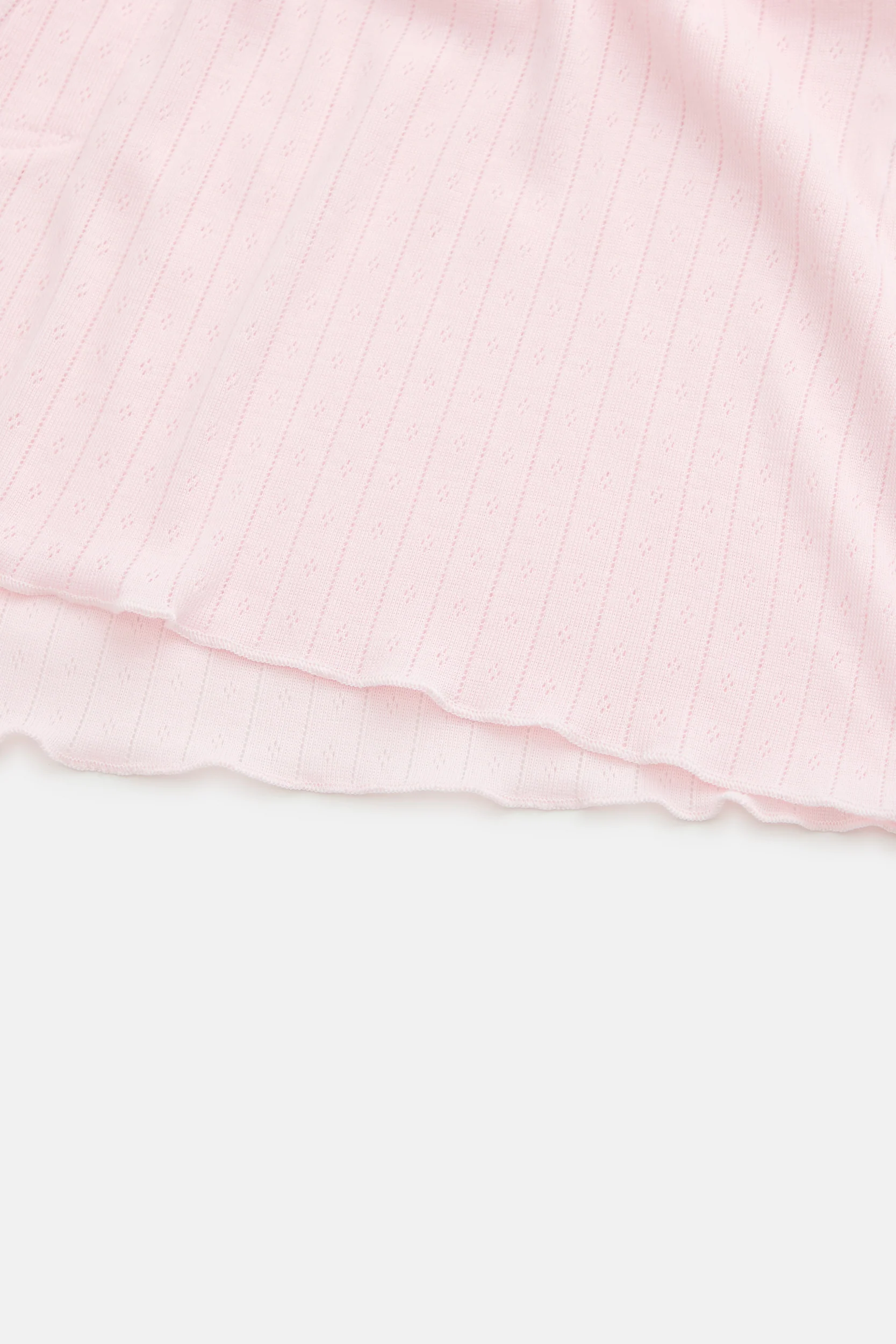 Pointelle Sleep Short - Blush - Image 9