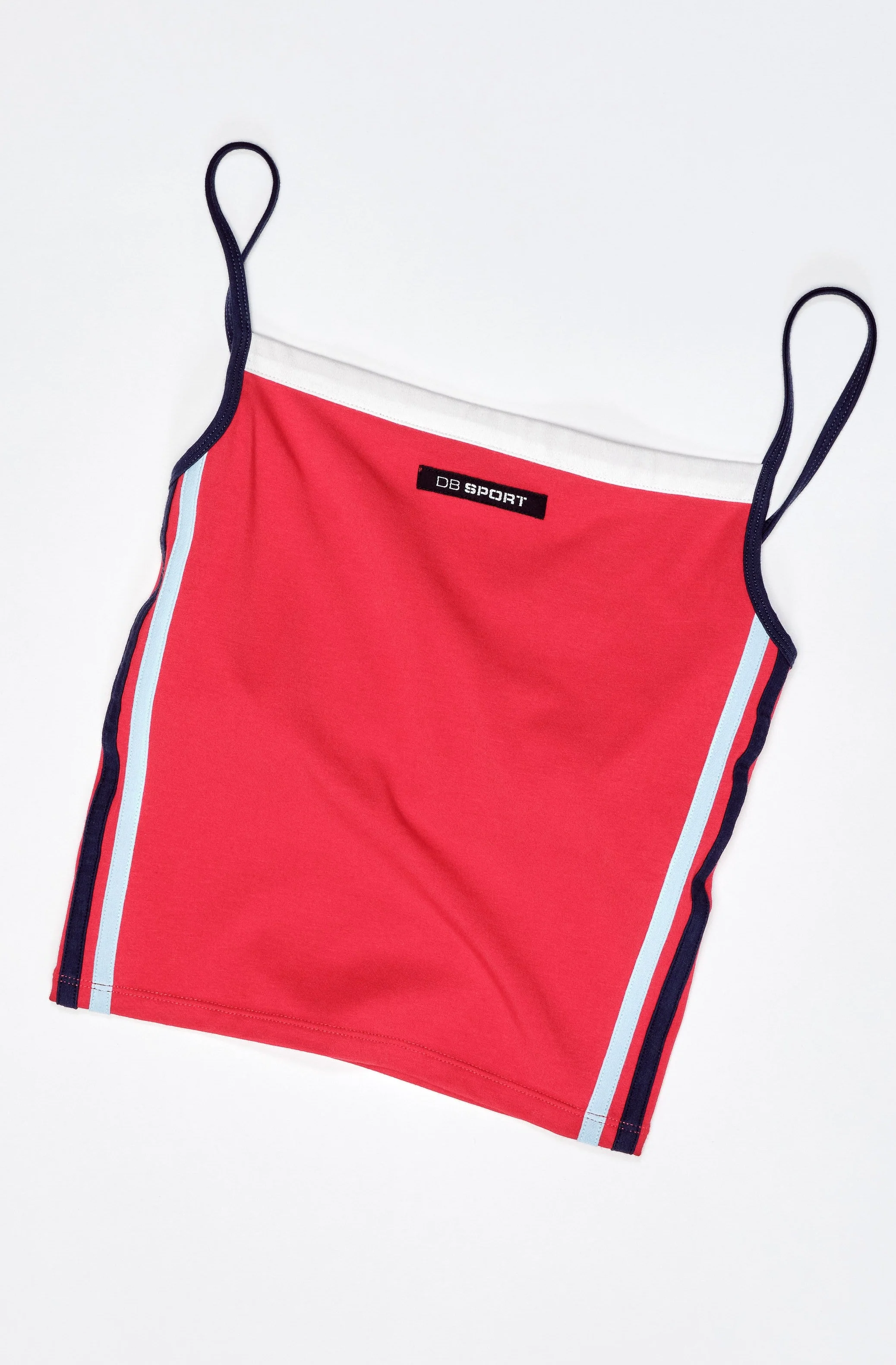 Square Neck Tank - Cherry Red - Image 7