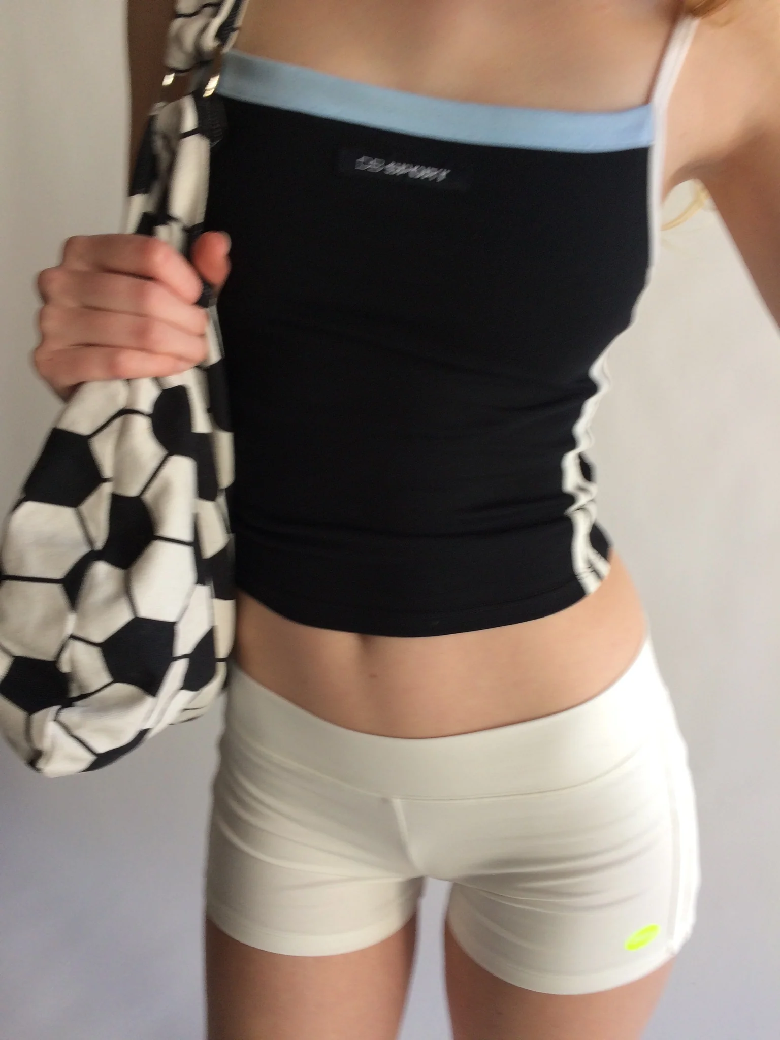 Square Neck Tank - True Black - Image 6