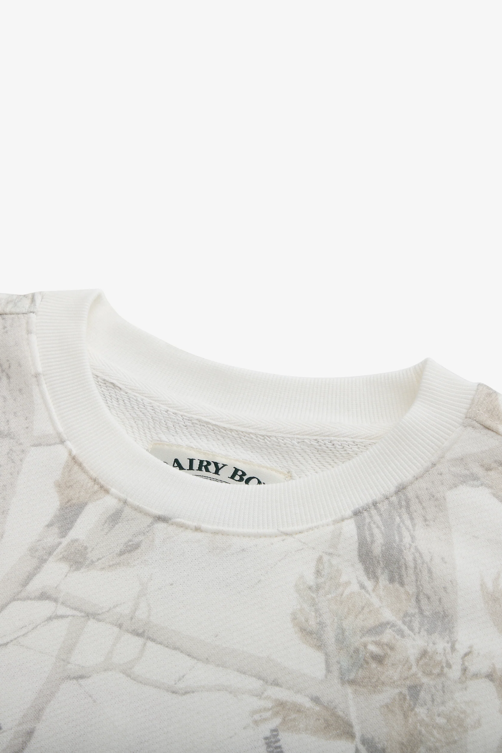 Study Break Oversized Crewneck - Woodland Camo/Champion Orange - Image 3