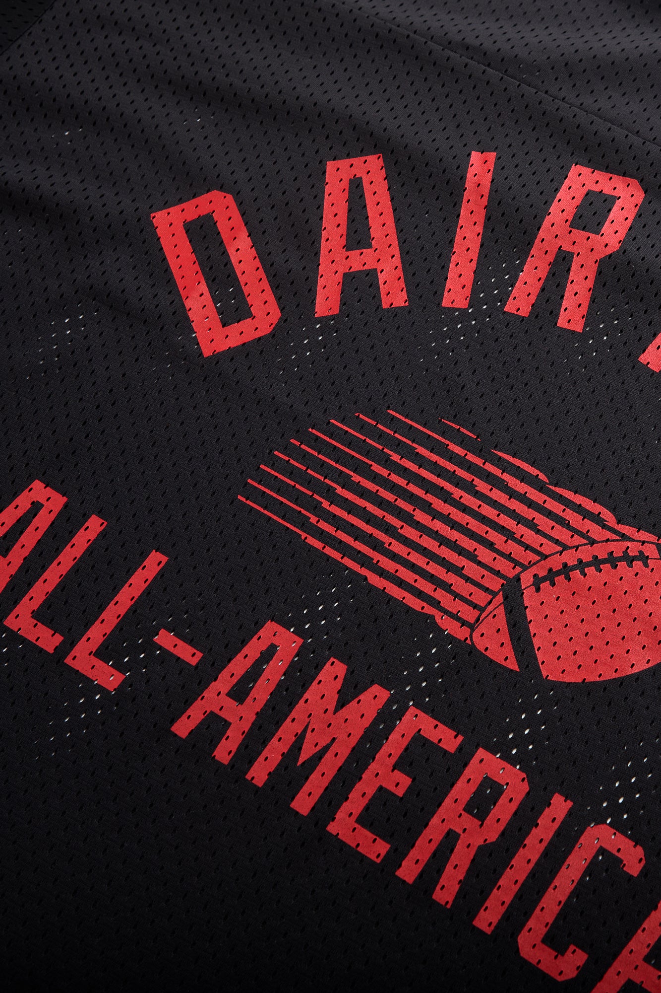 Study Break Varsity Jersey - Black/Barn Red - Image 3
