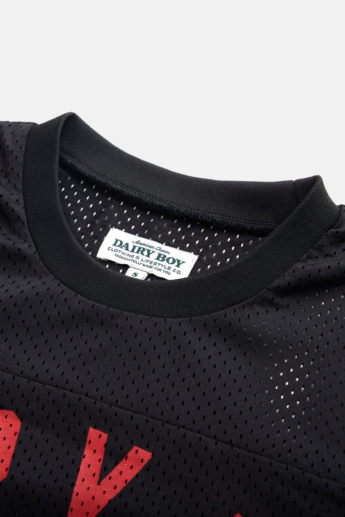 Study Break Varsity Jersey - Black/Barn Red - Image 4