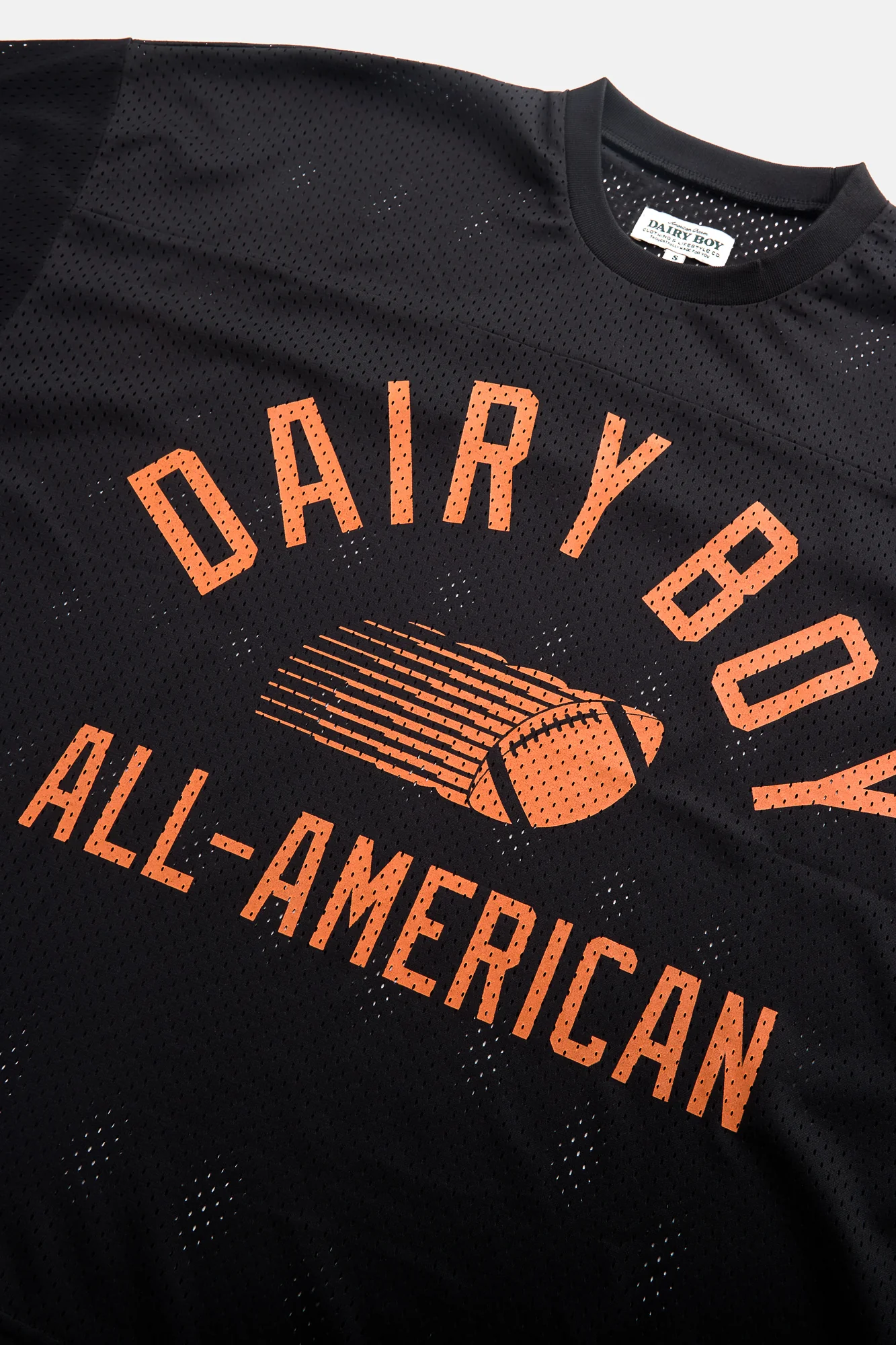 Study Break Varsity Jersey - Black/Champion Orange - Image 3