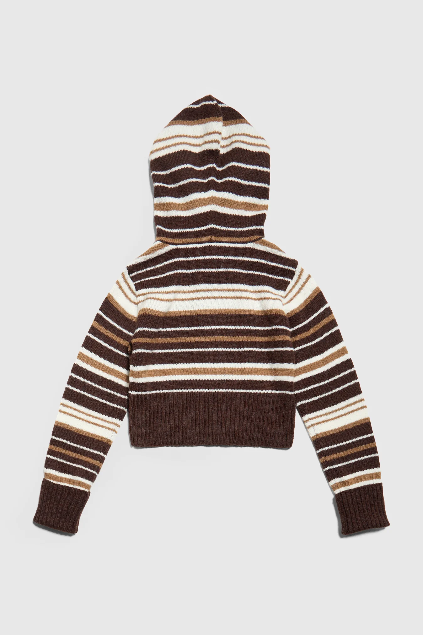 Surfside Striped Knit Zip Up - Sand Dune - Image 3