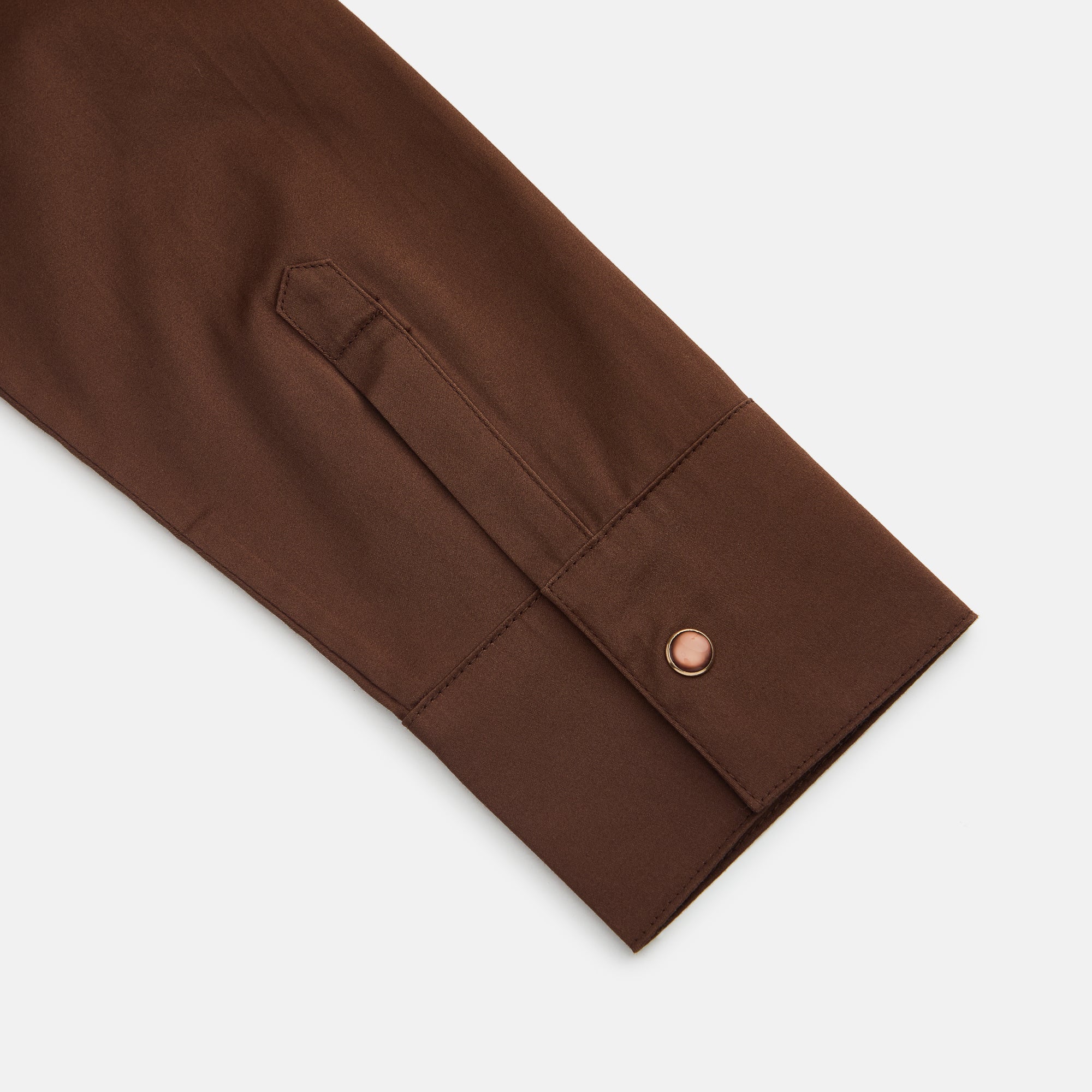 Tailored Pearl Snap Top - Tuscan - Image 6