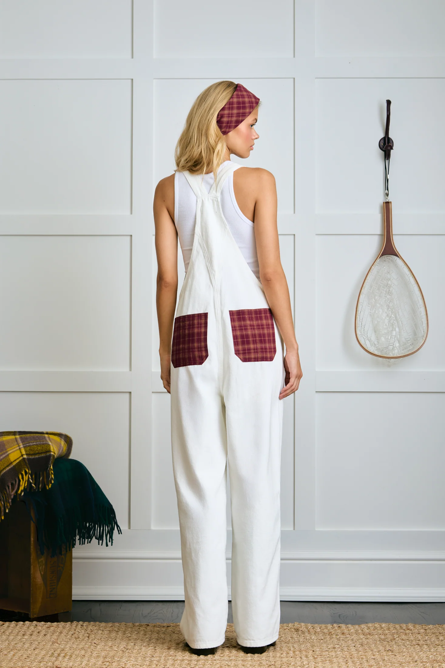 The Farm Overalls - White Rooster - Image 3