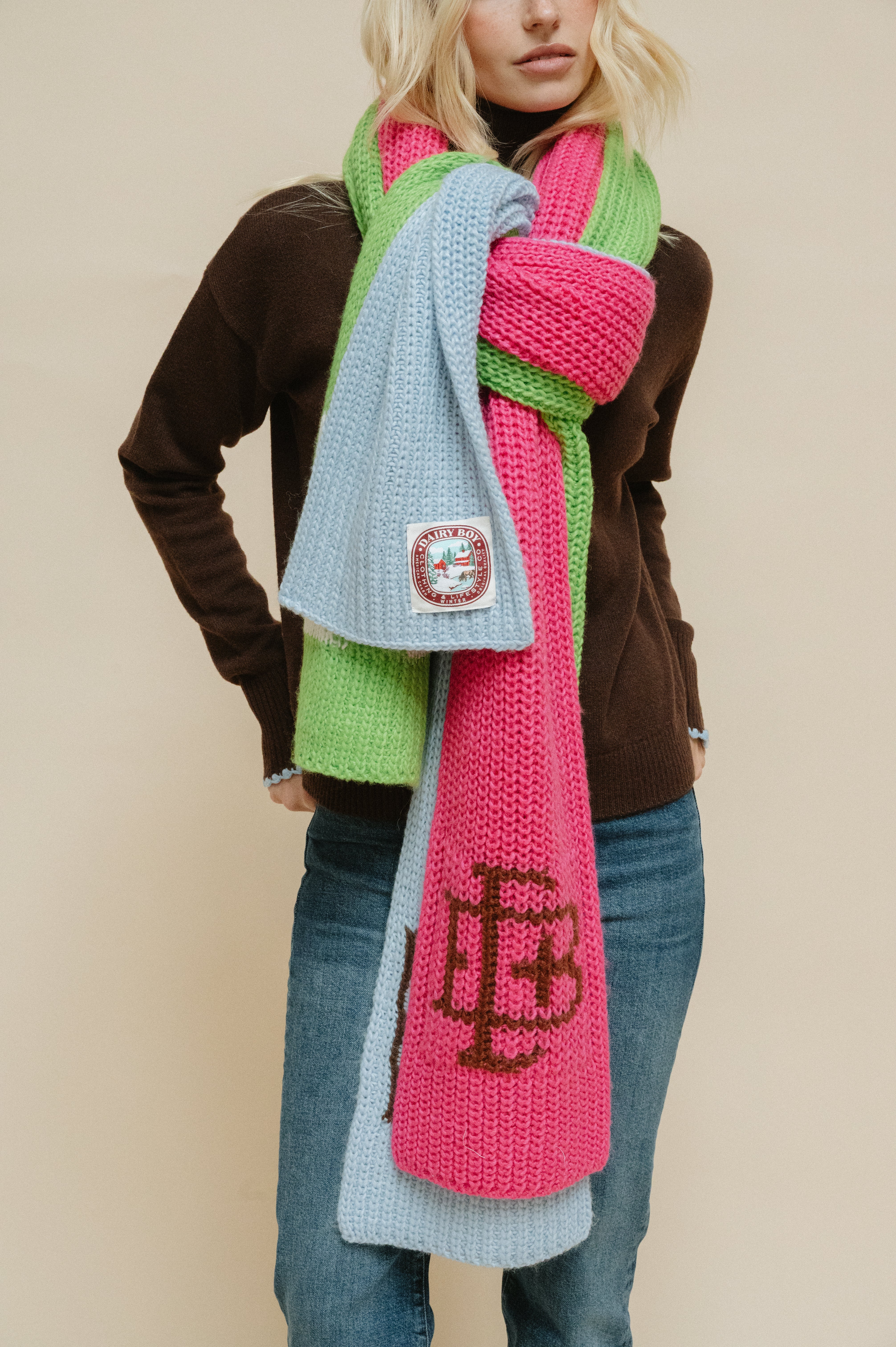 Winter Scarf - Powder Blue - Image 3
