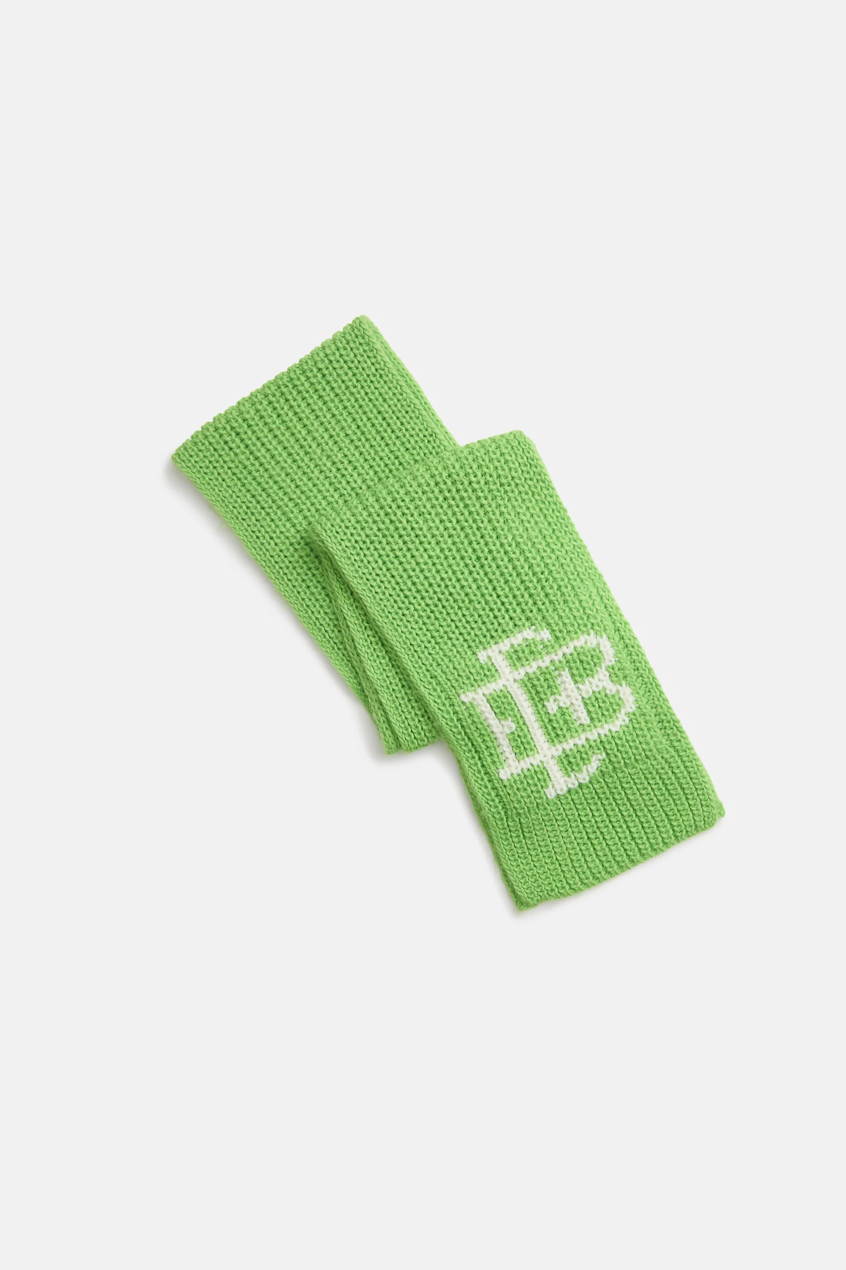 Winter Scarf - Lime Green - Image 5