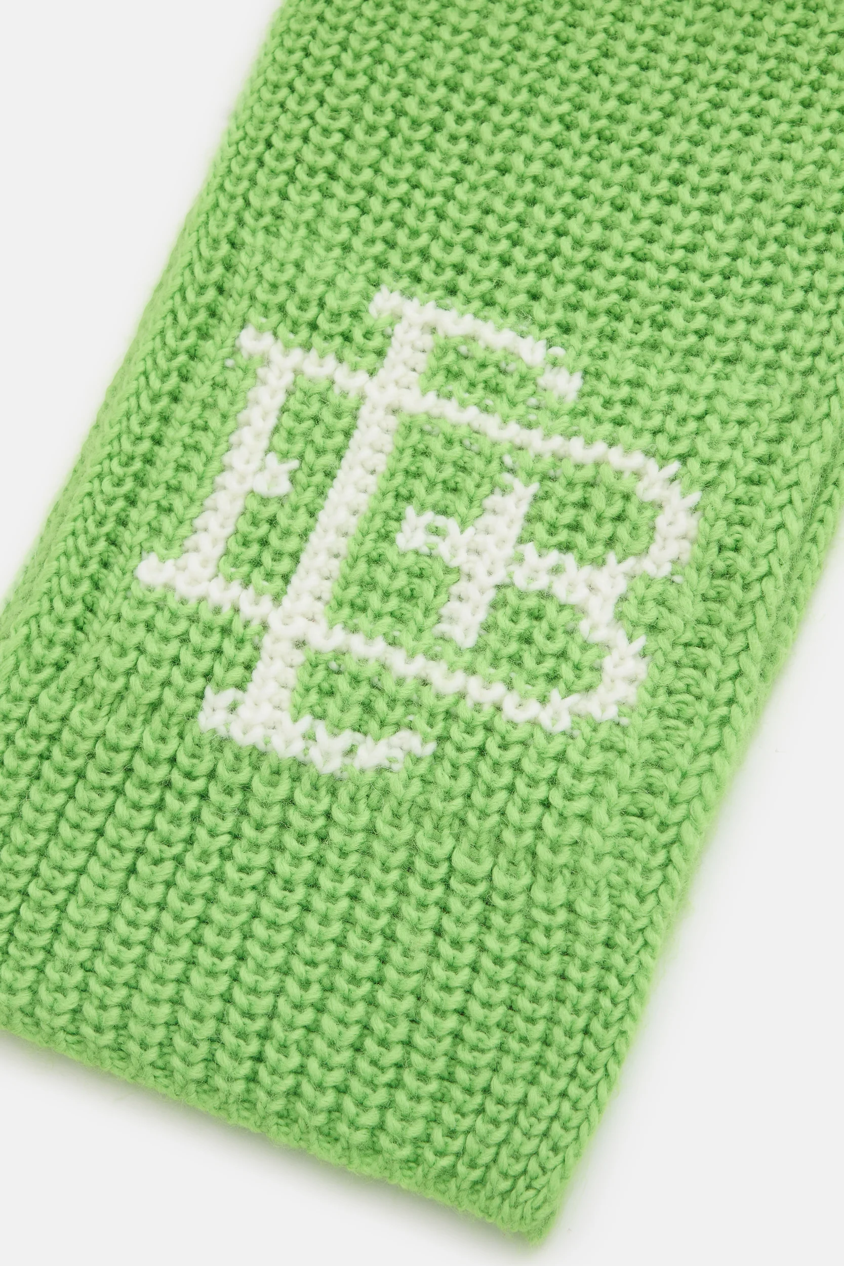 Winter Scarf - Lime Green - Image 6